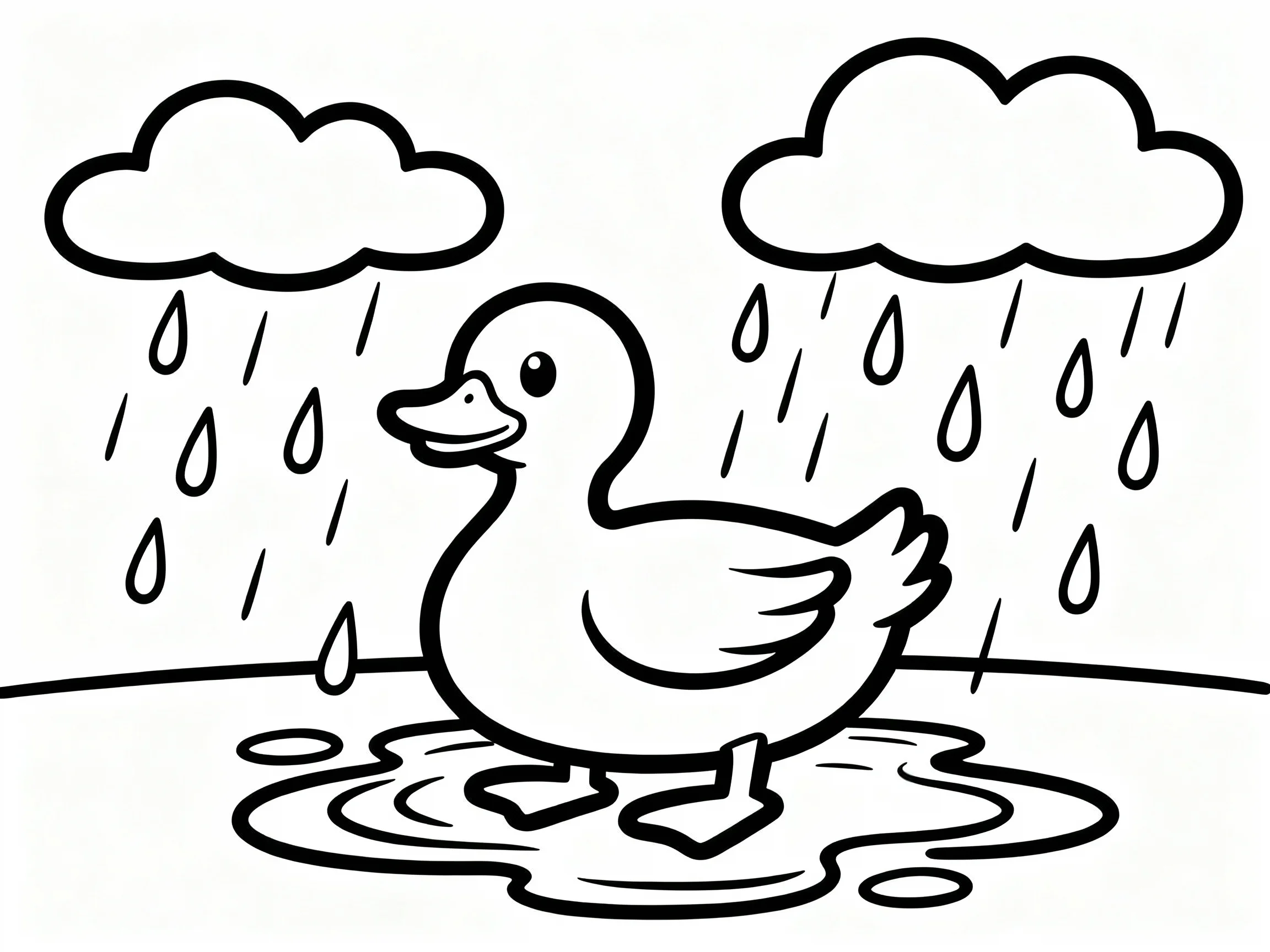 Duck in the Rain