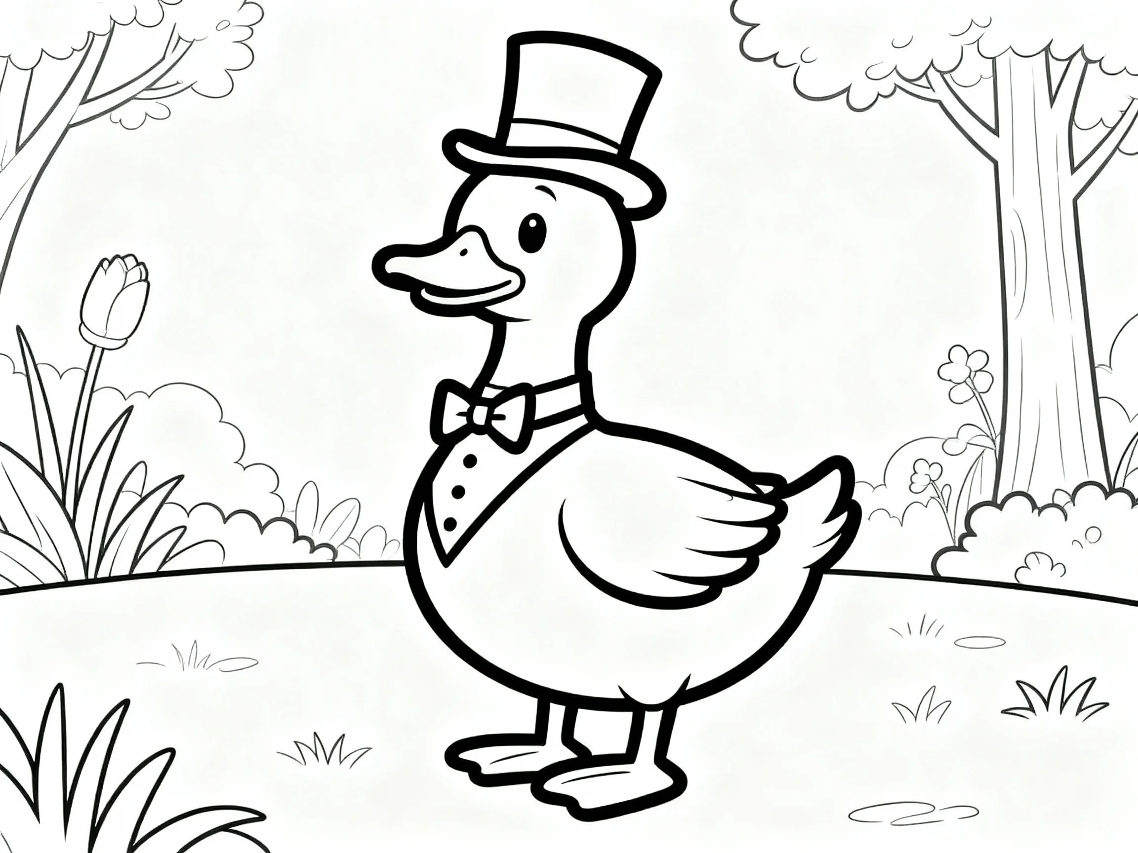 Duck in a Top Hat