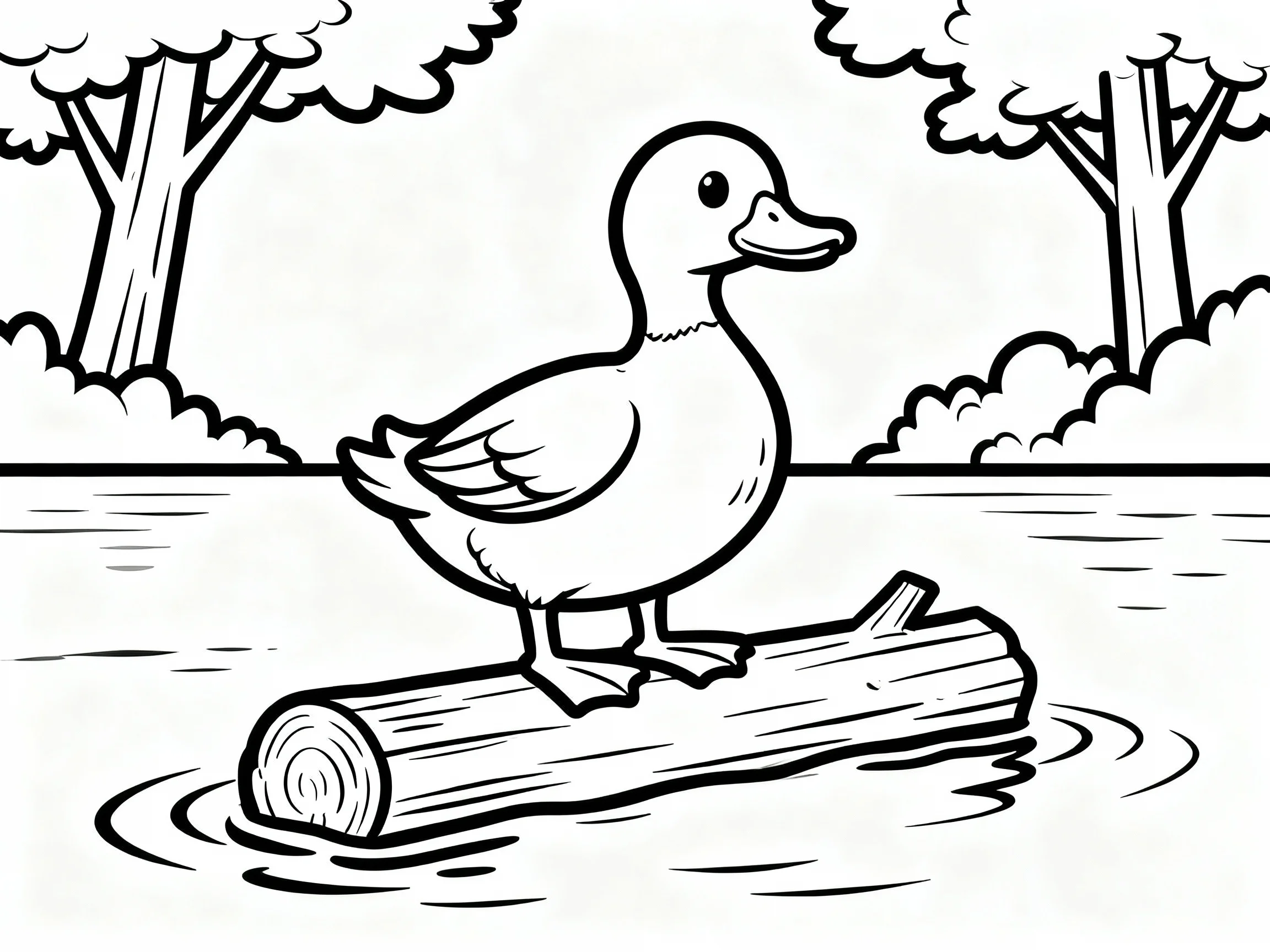 Duck on a Log