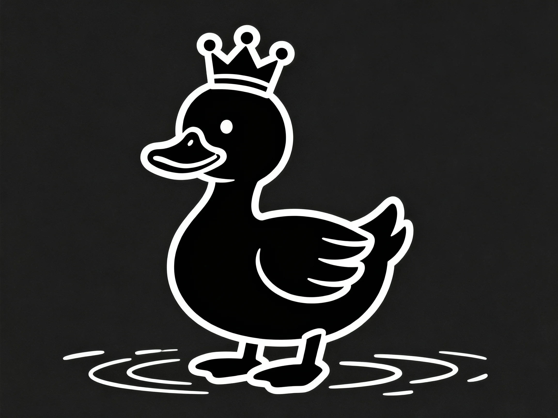 Duck with a Crown
