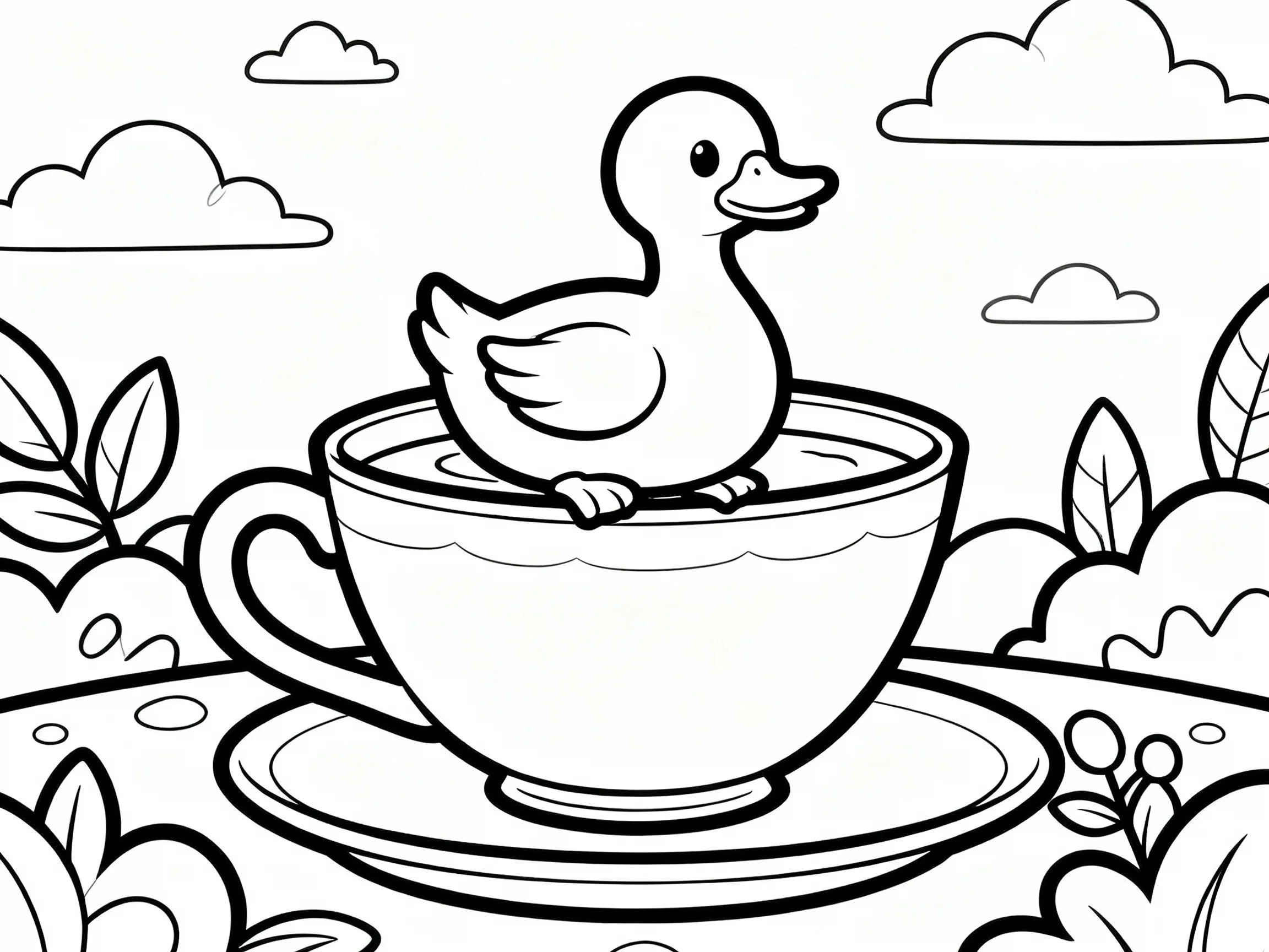 Duck on a Teacup