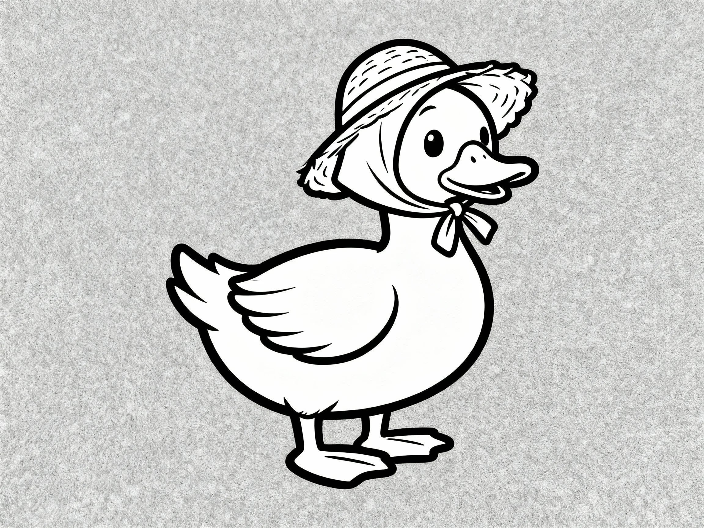 Duck in a Hat