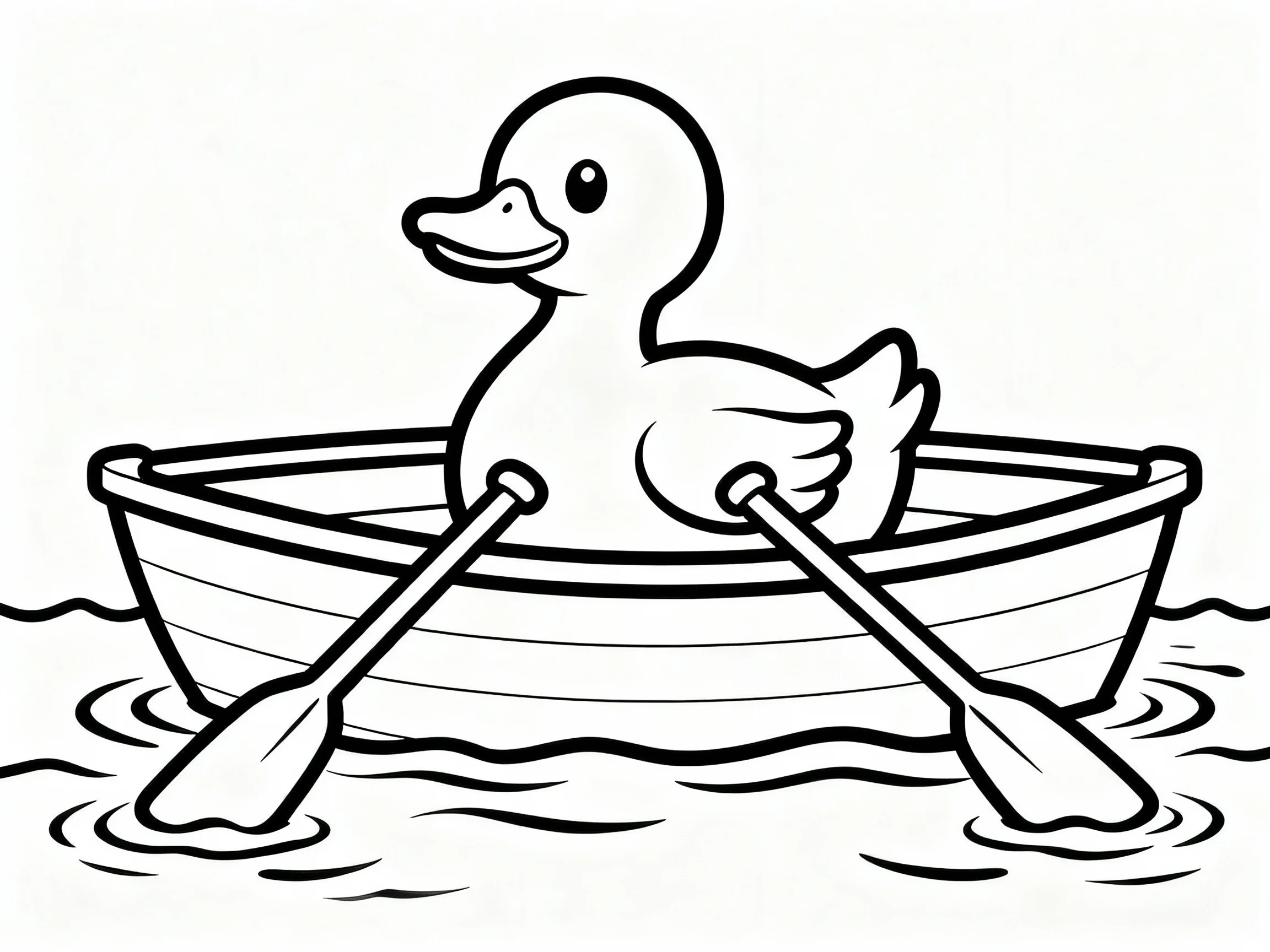 Duck in a Boat