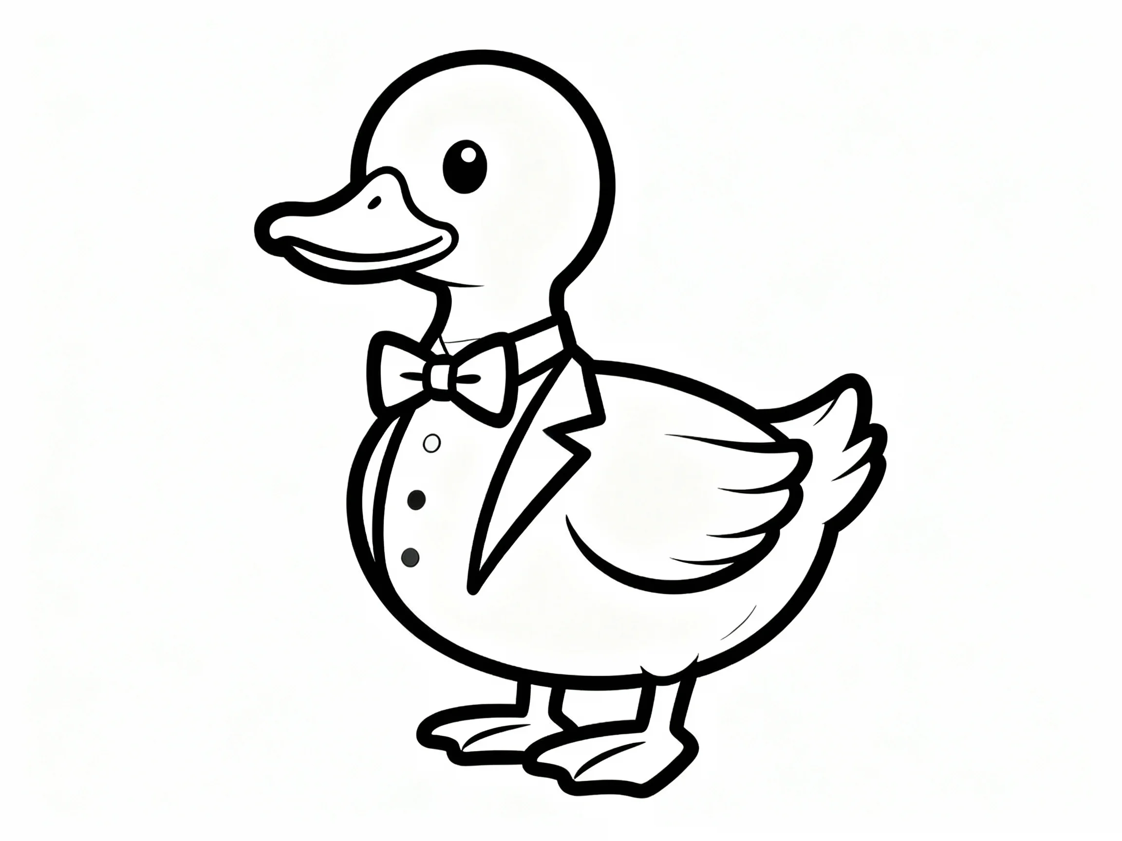 Duck with a Bow Tie