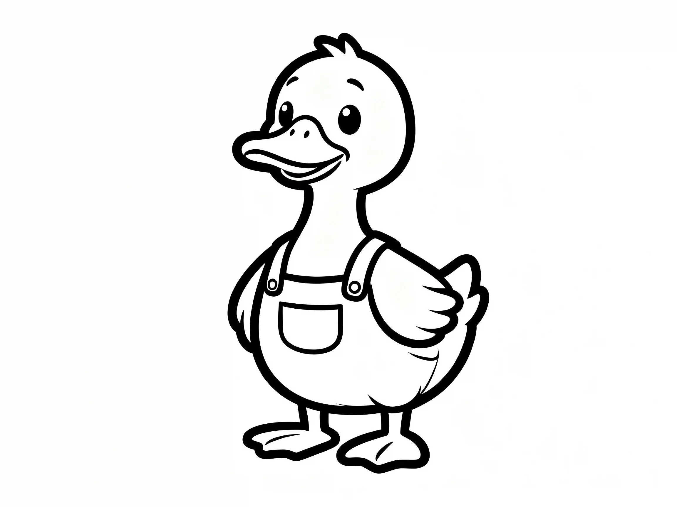 Duck in Overalls