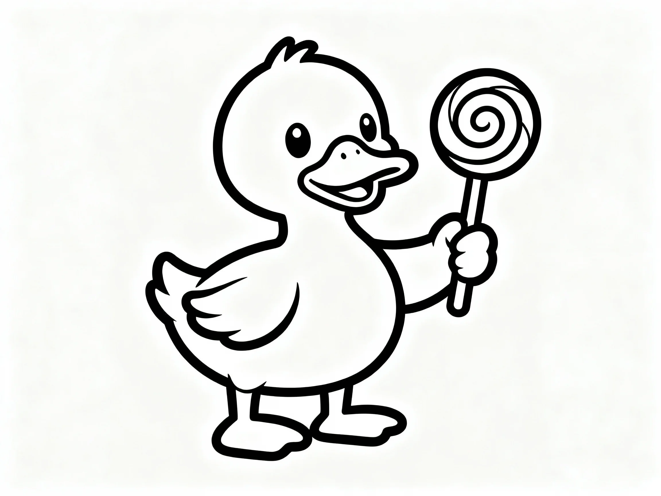 Duck with a Lollipop