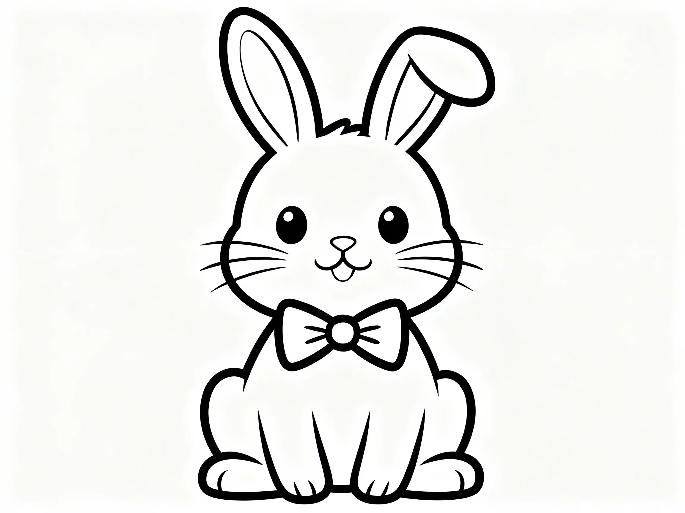 Bunny with Bow Tie