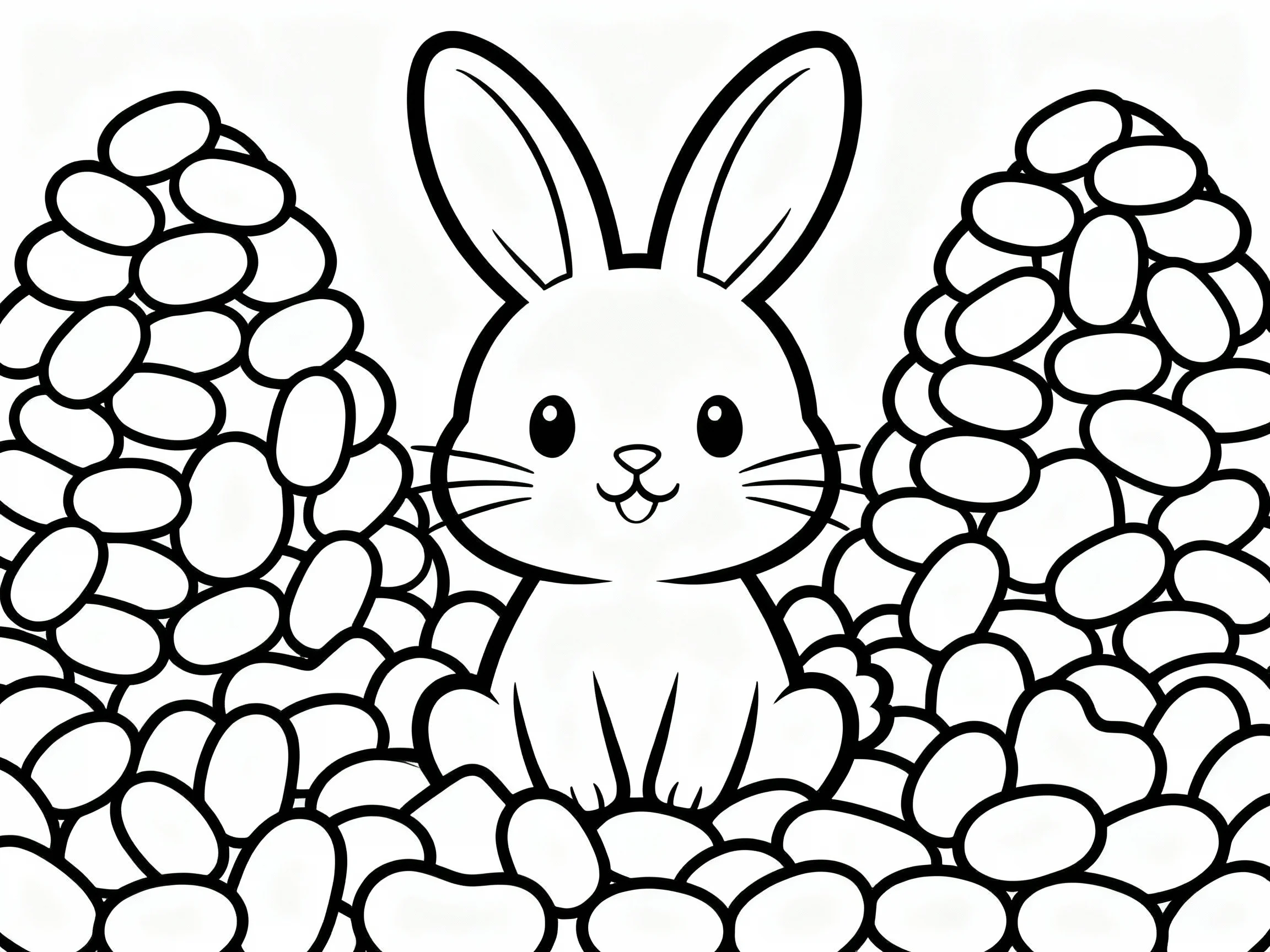 Bunny with Jelly Beans