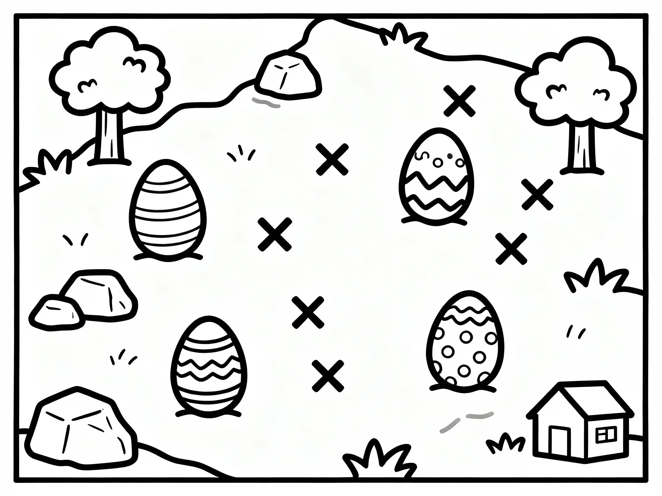Egg Hunt Map