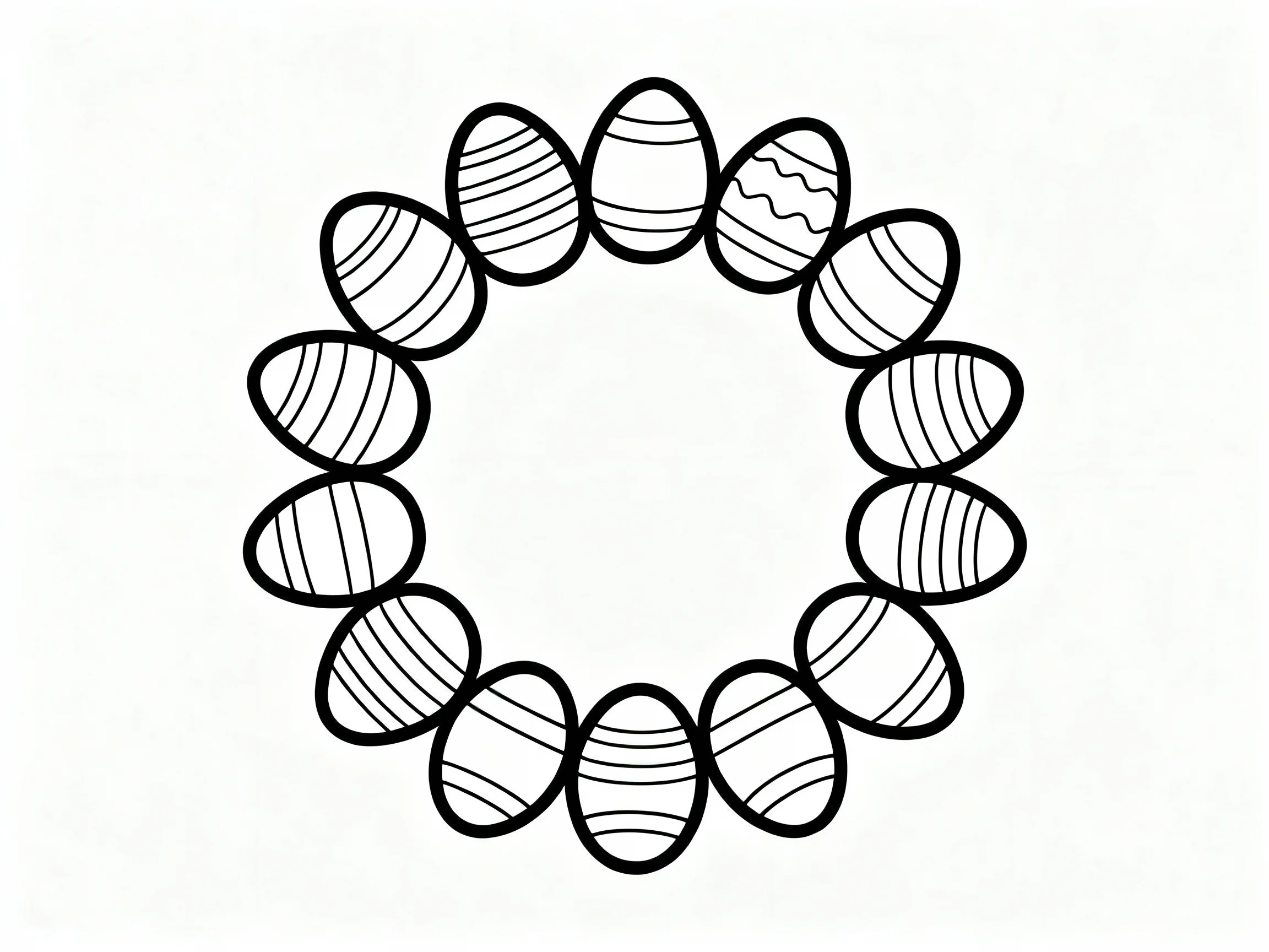 Egg Wreath Circle