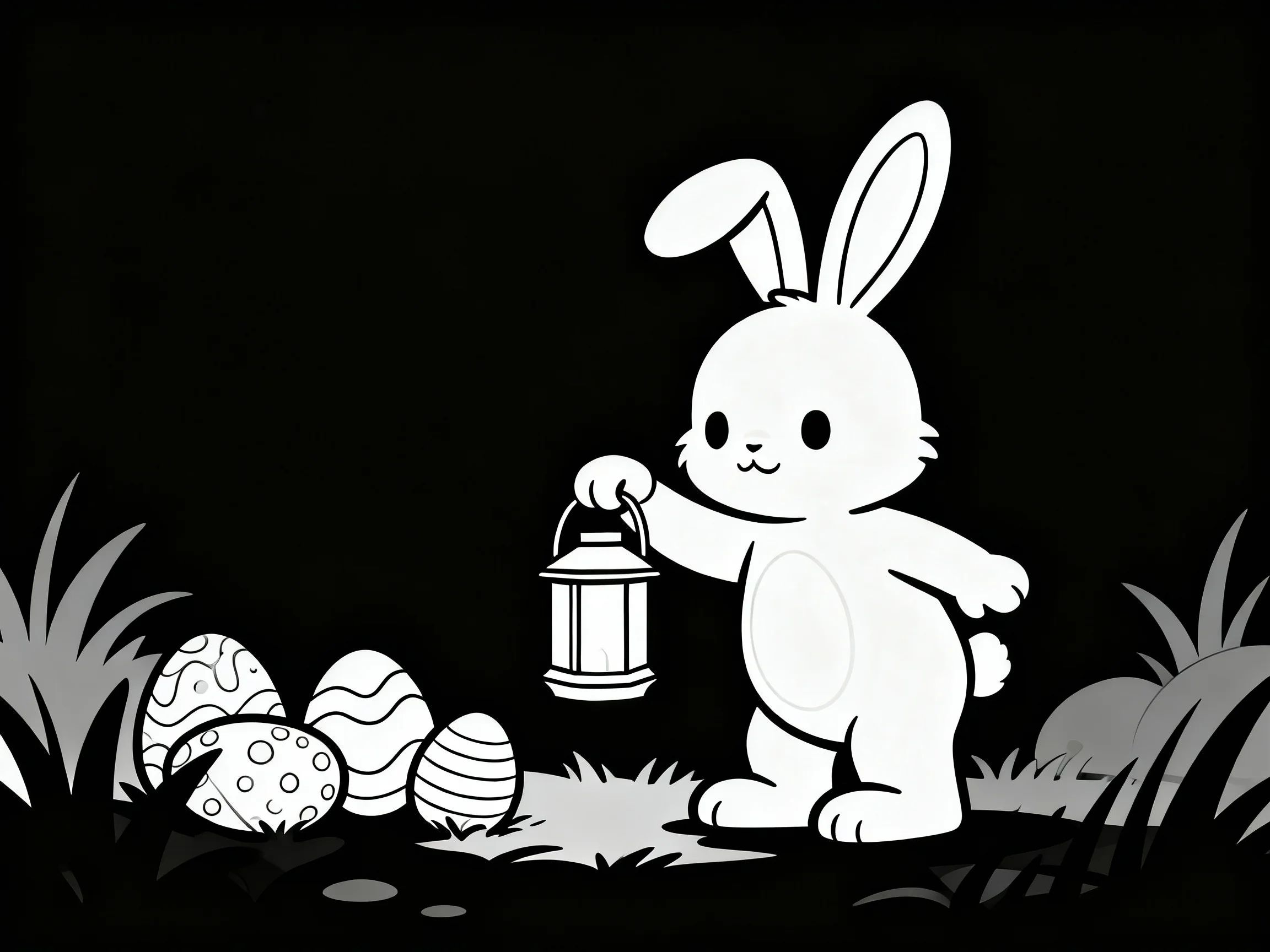 Bunny with Lantern