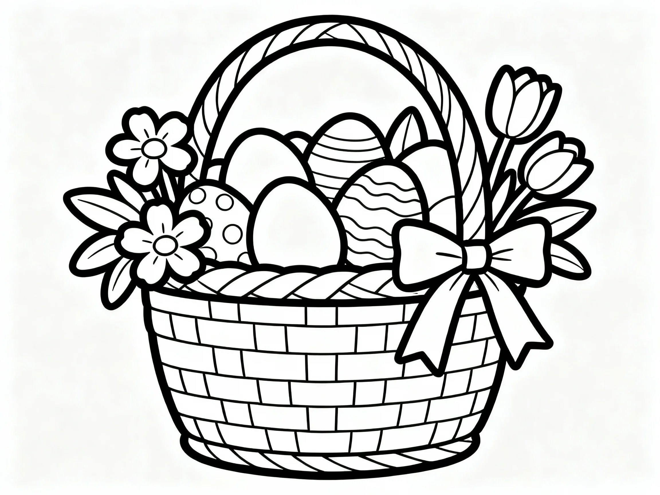 Easter Basket Overflowing