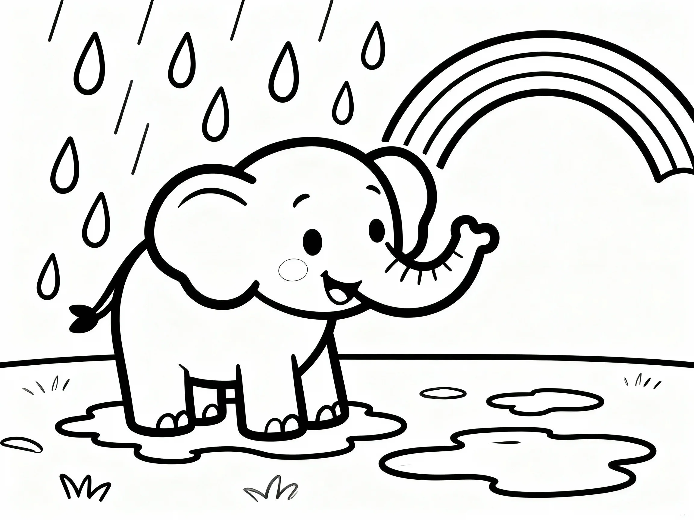 Elephant in the Rain