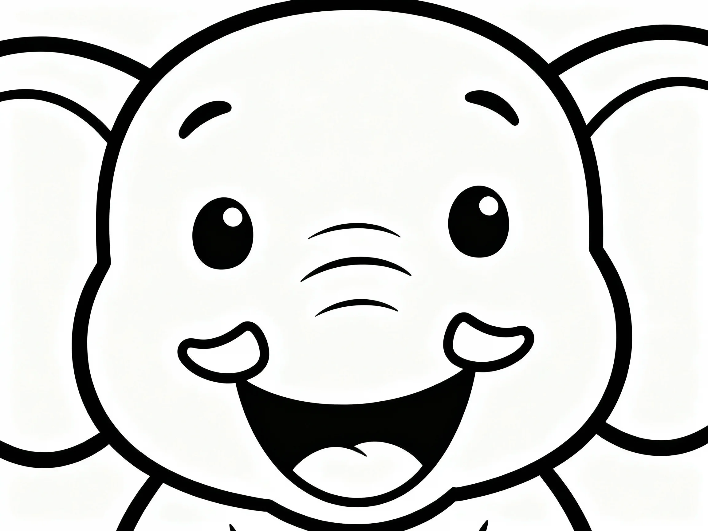 Elephant Smiling Big