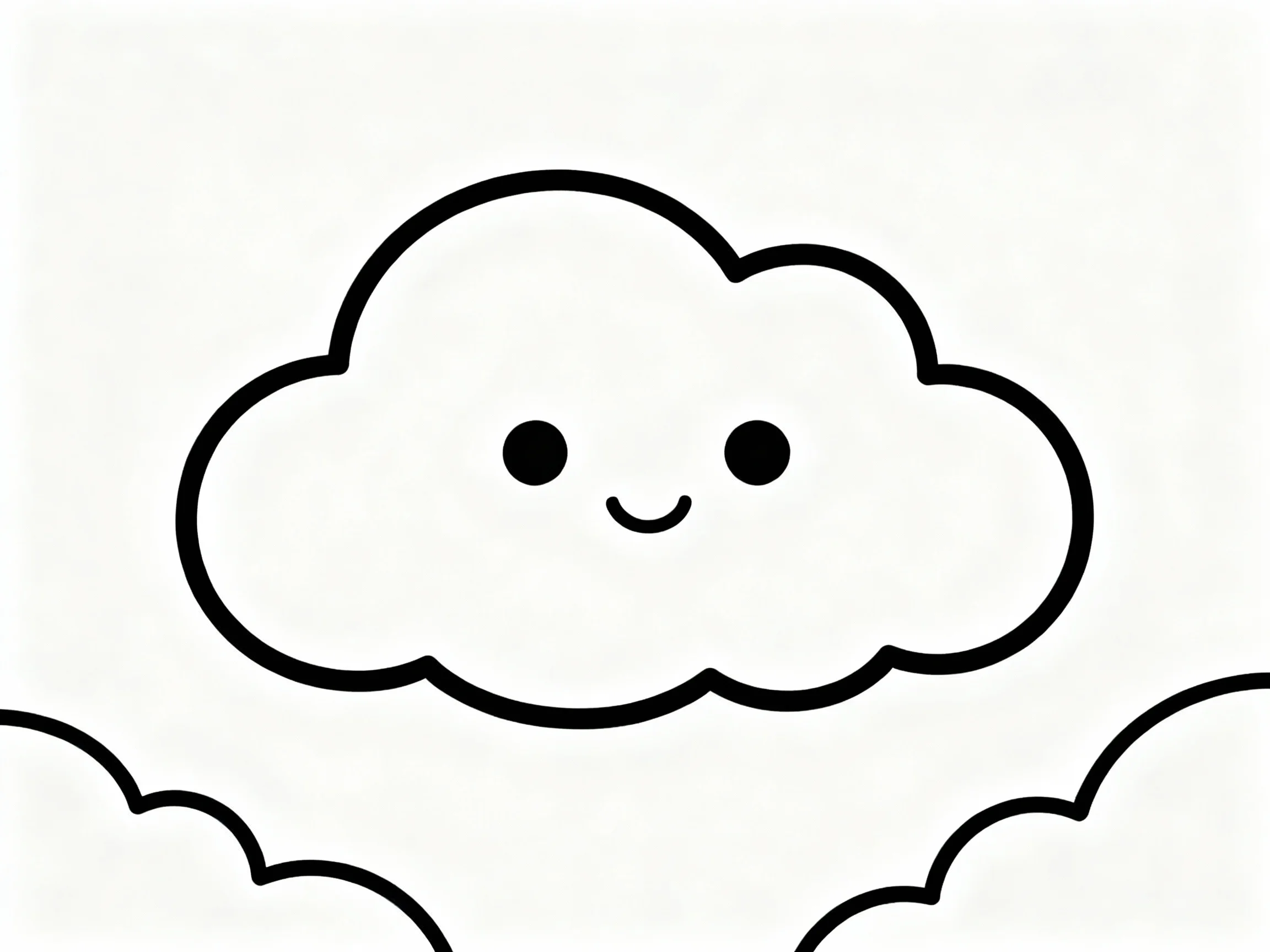 Cute Cloud Emoji