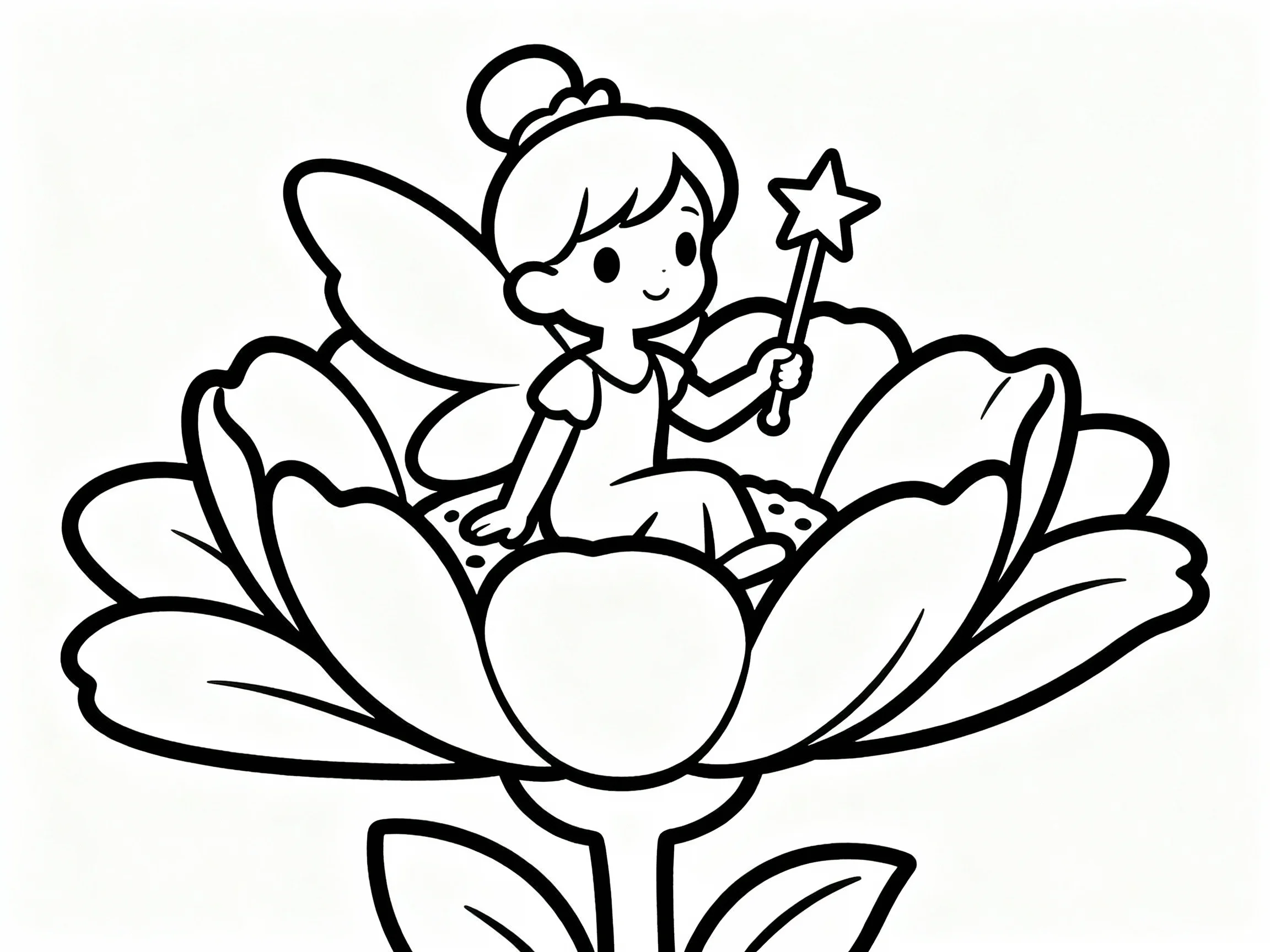 Fairy in a Flower