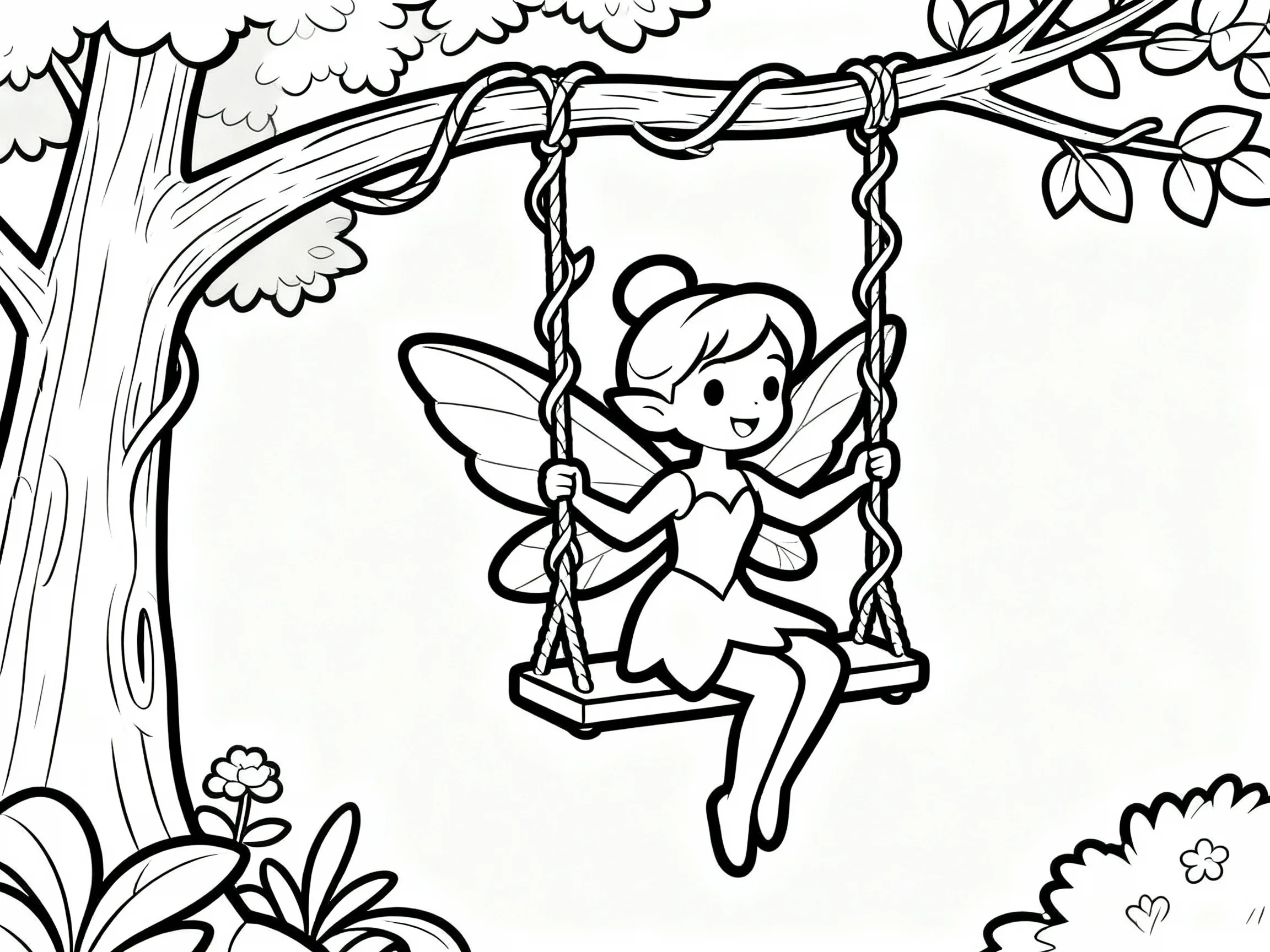 Fairy on a Swing