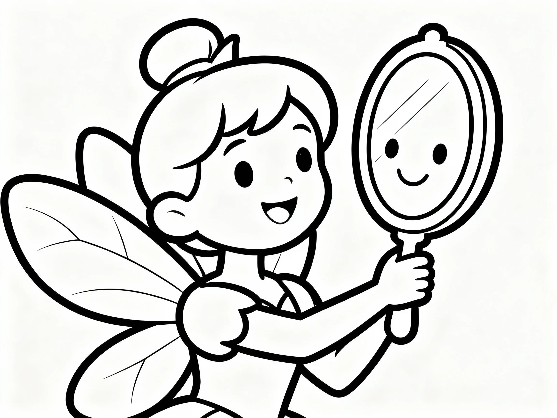 Fairy with Magic Mirror