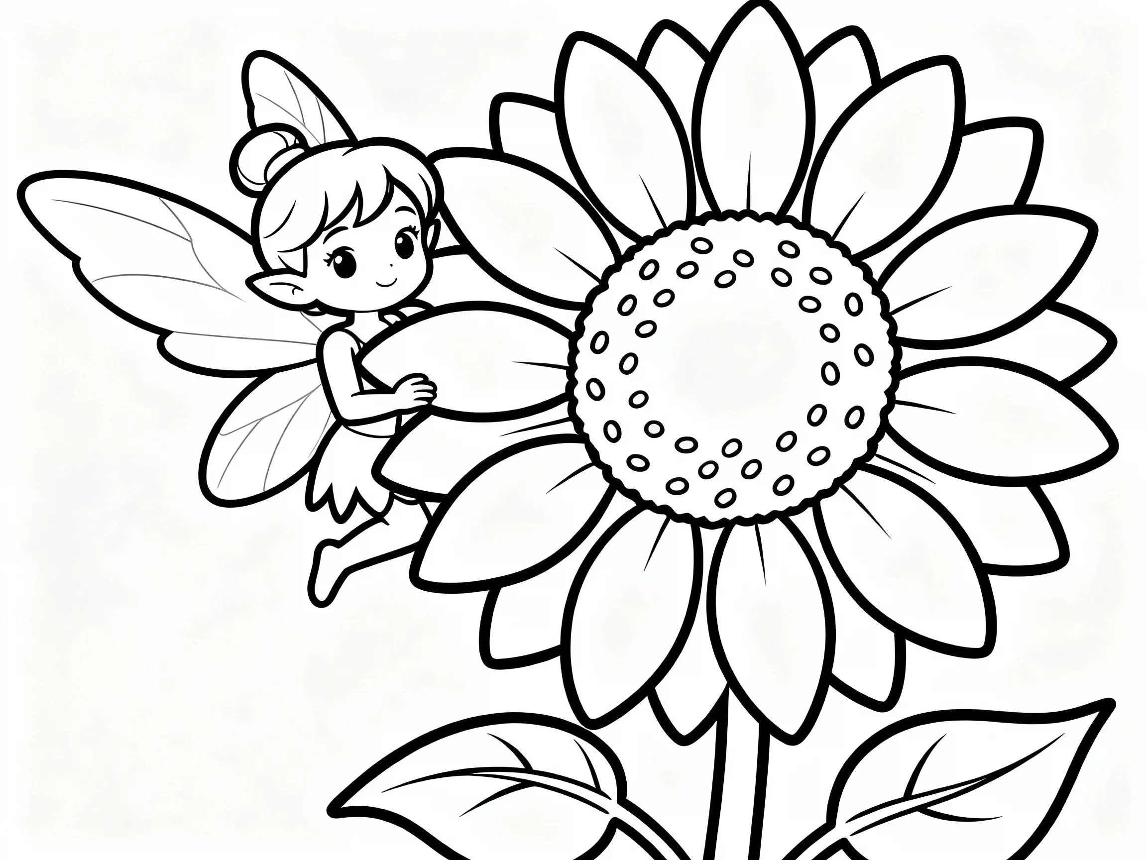 Fairy in Sunflower