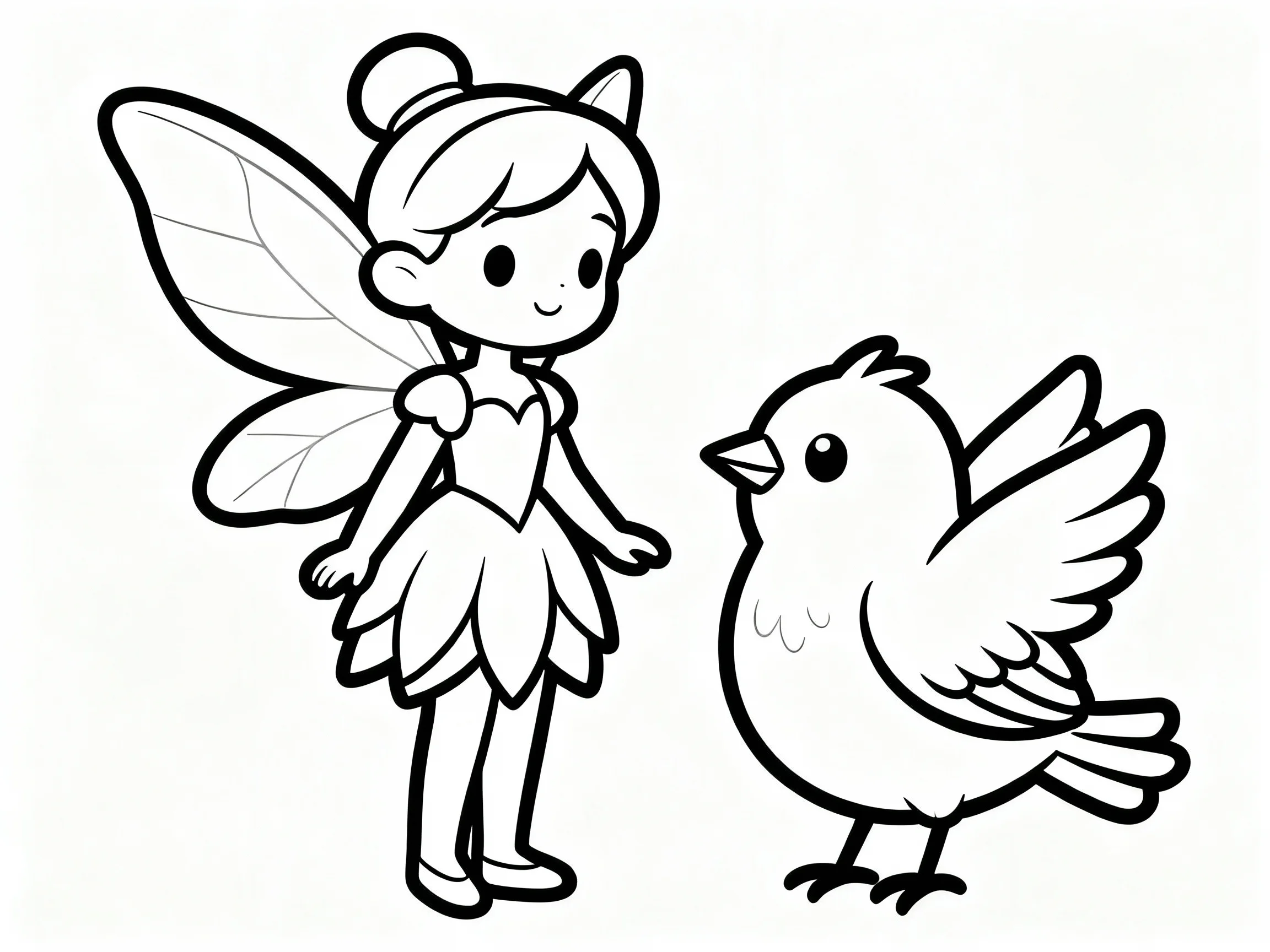 Fairy with Bird