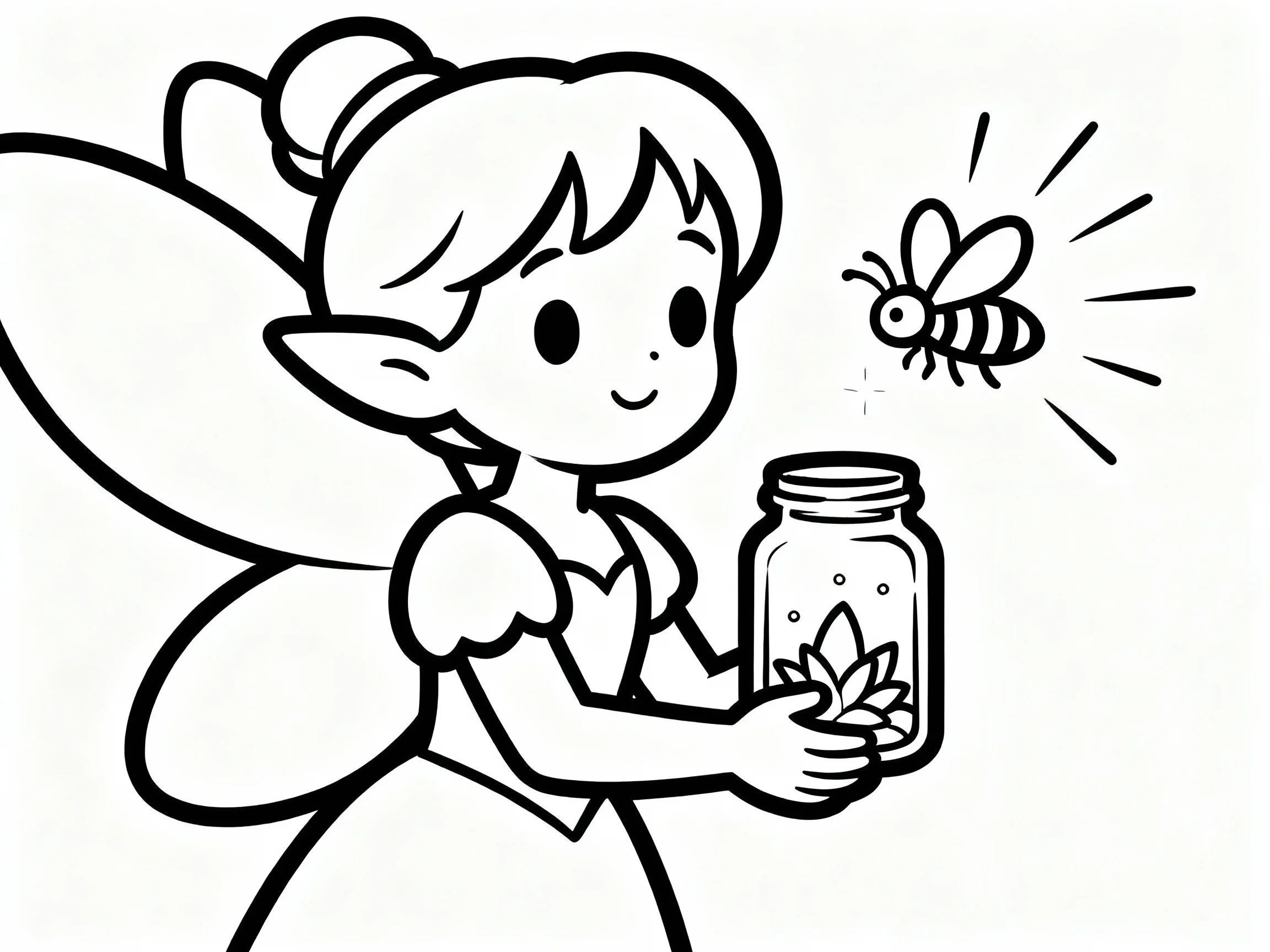 Fairy with Firefly Lantern