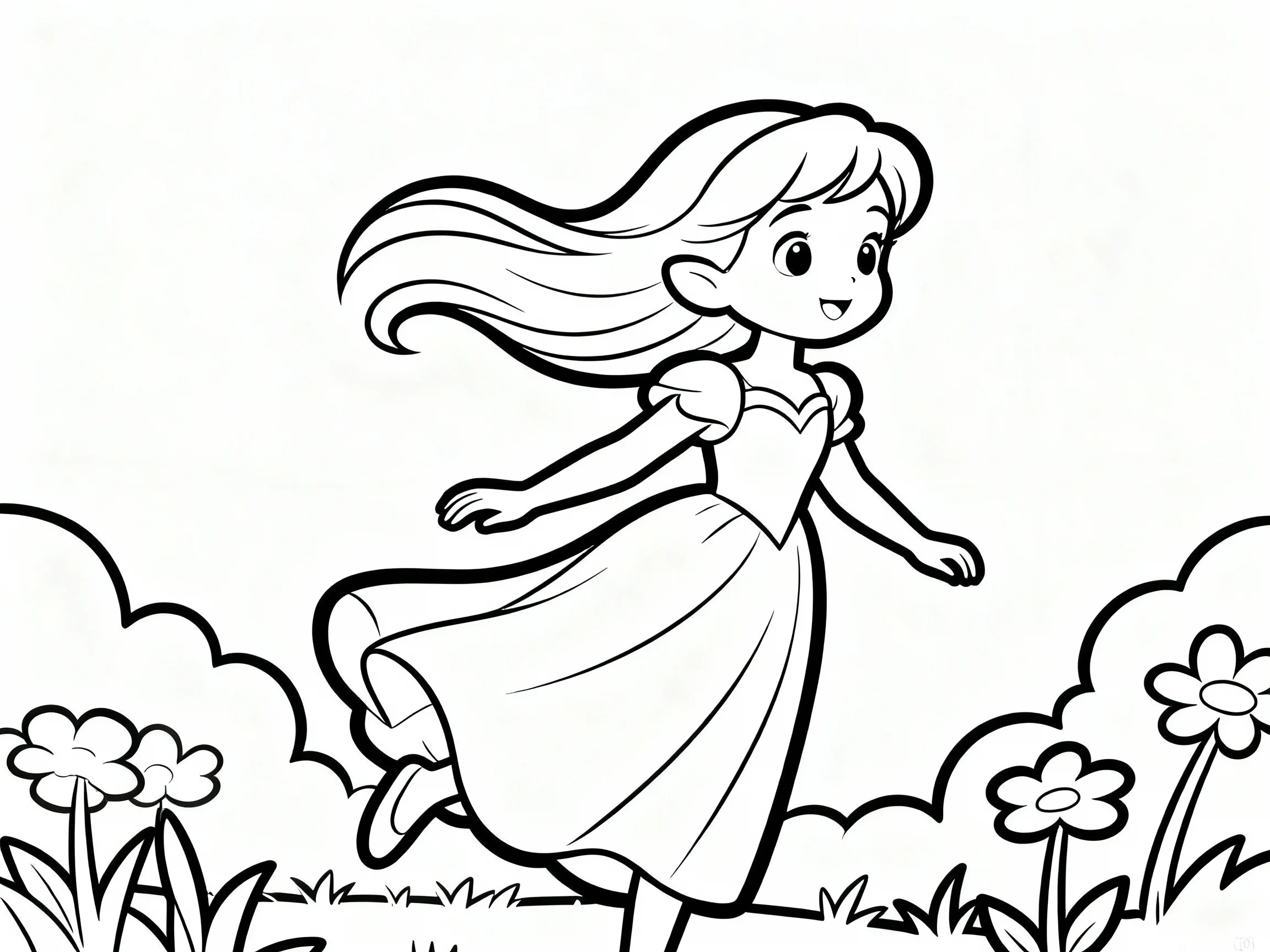 Fairy Dancing in Wind