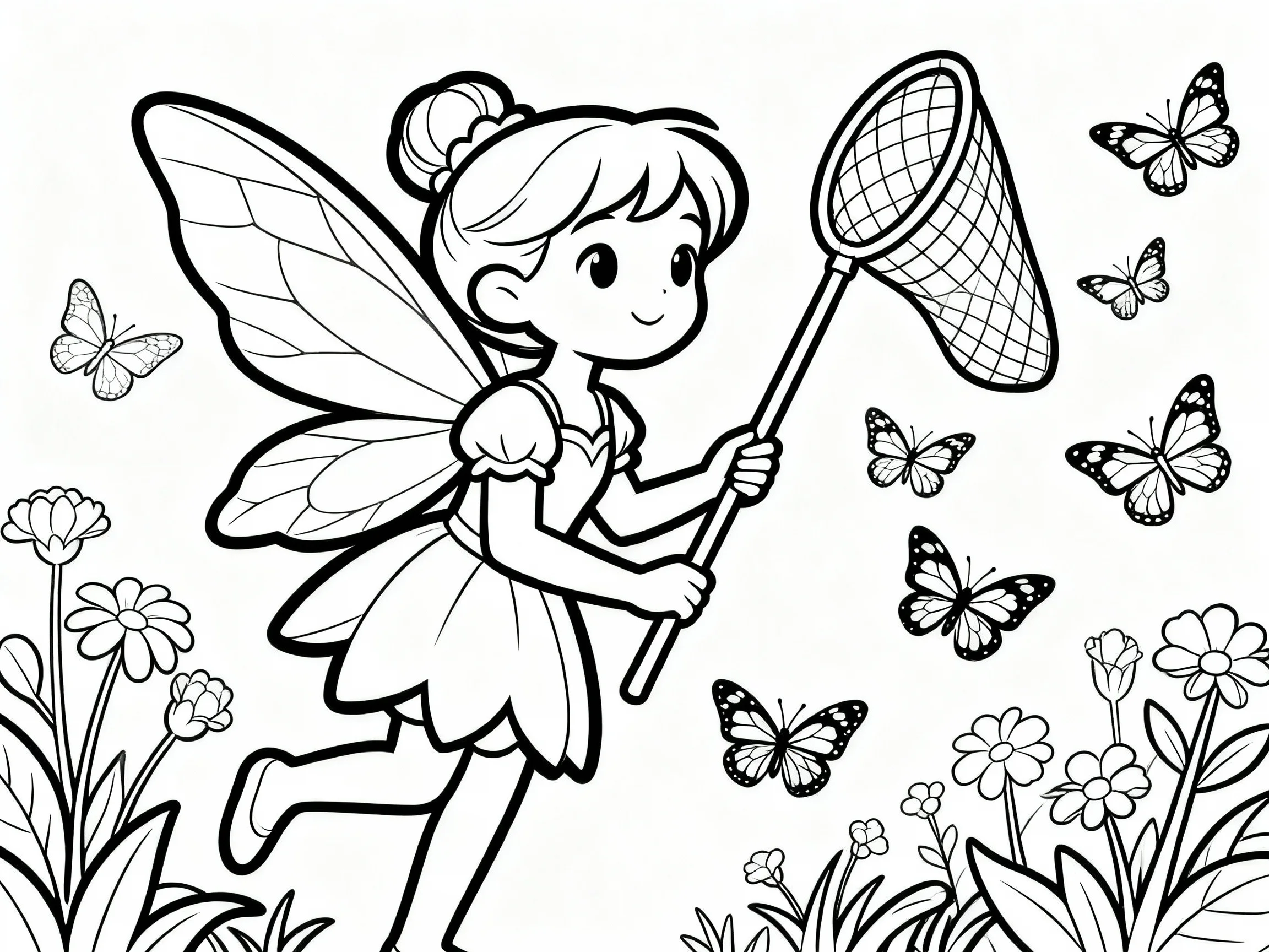 Fairy with Butterfly Net