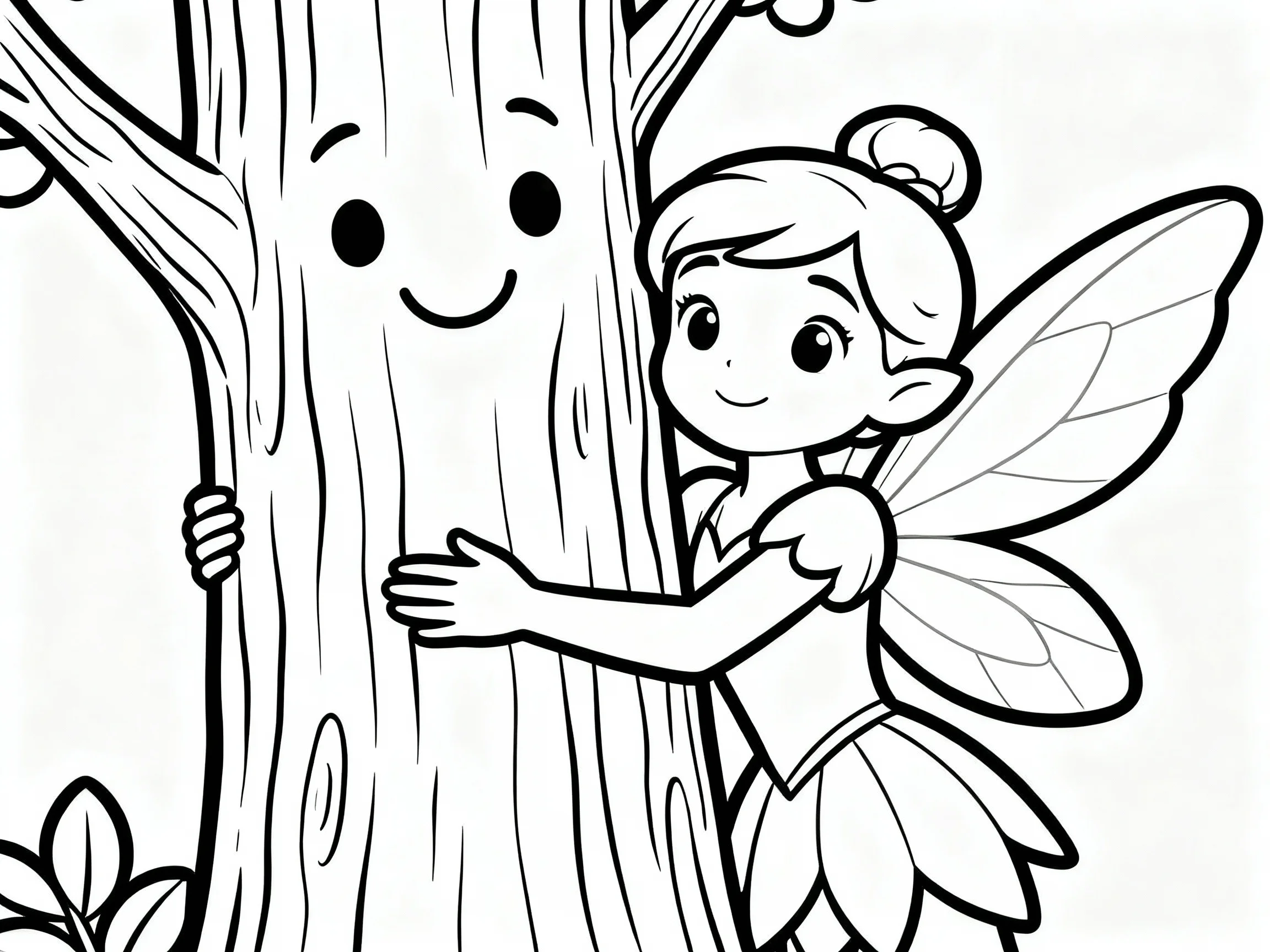 Fairy Hugging Tree