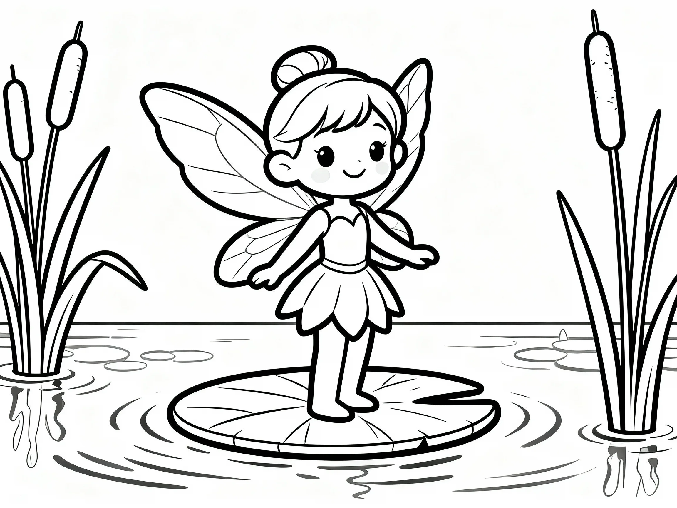 Fairy on a Lily Pad