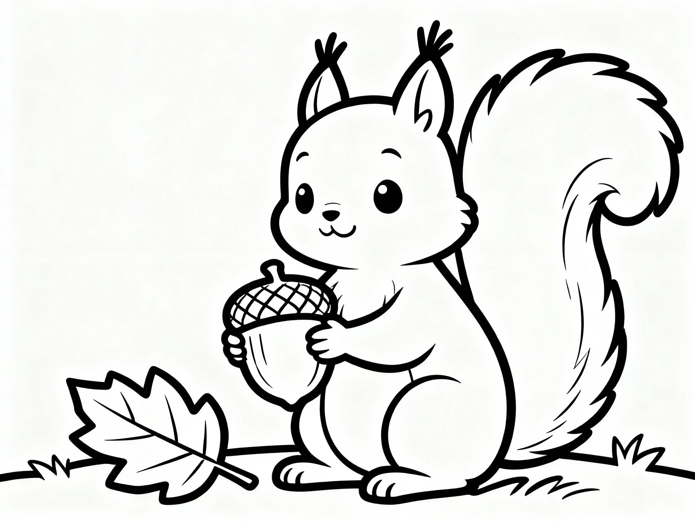 Squirrel with Acorn