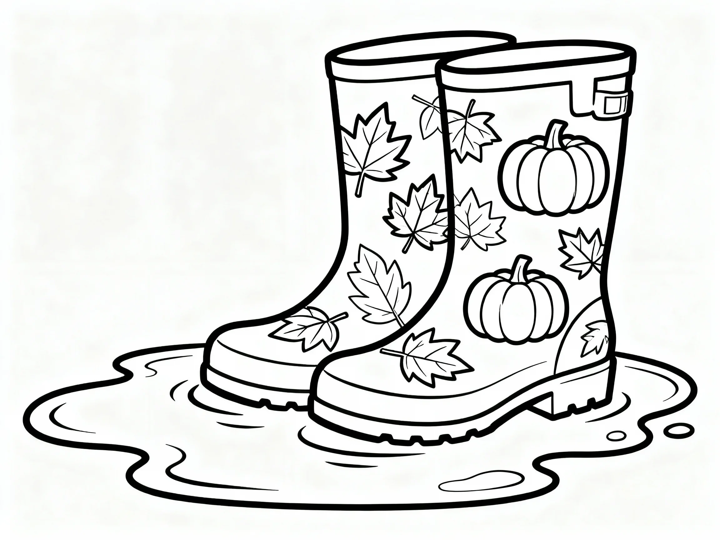 Autumn Rain Boots