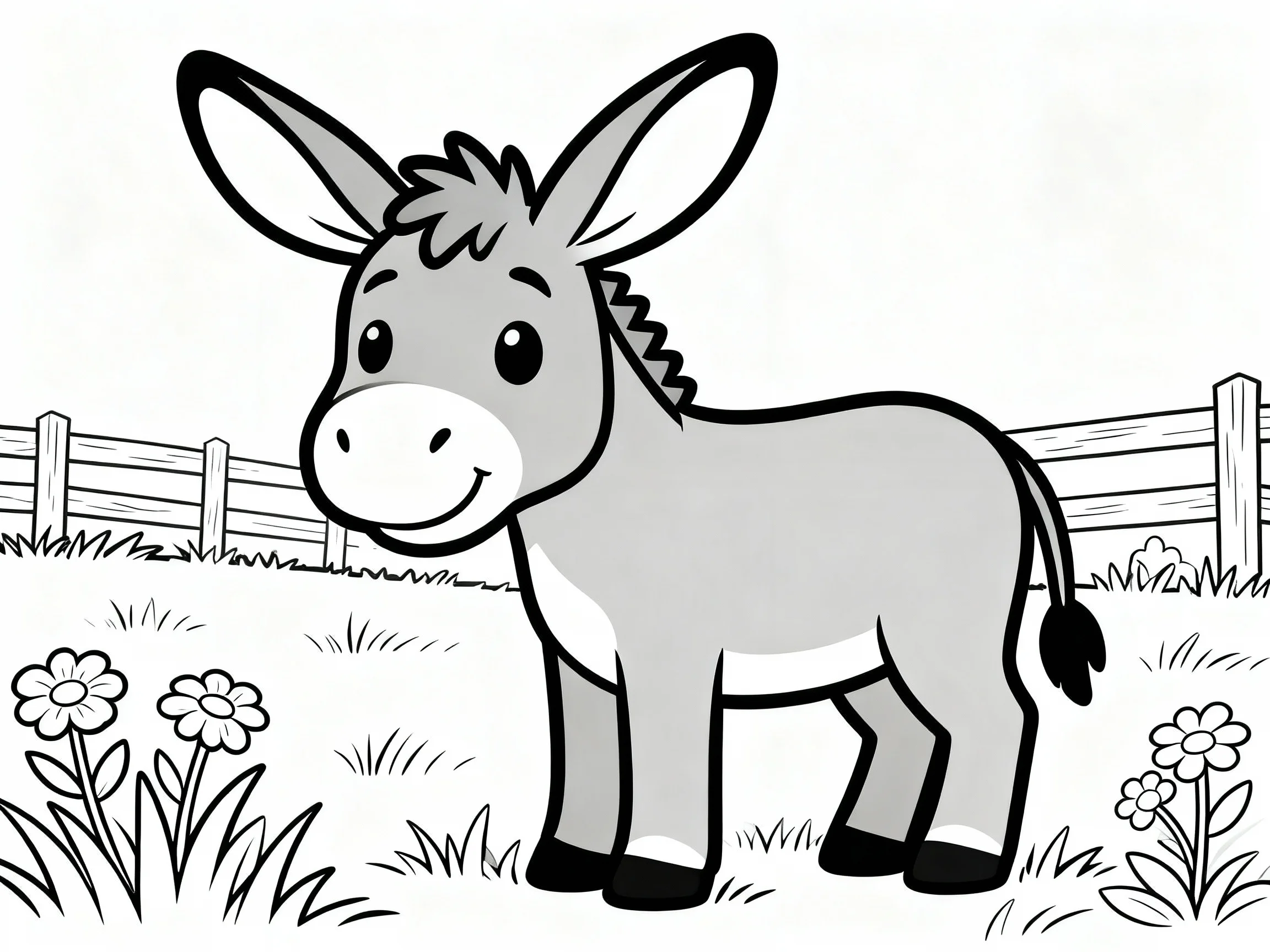 Donkey with Floppy Ears