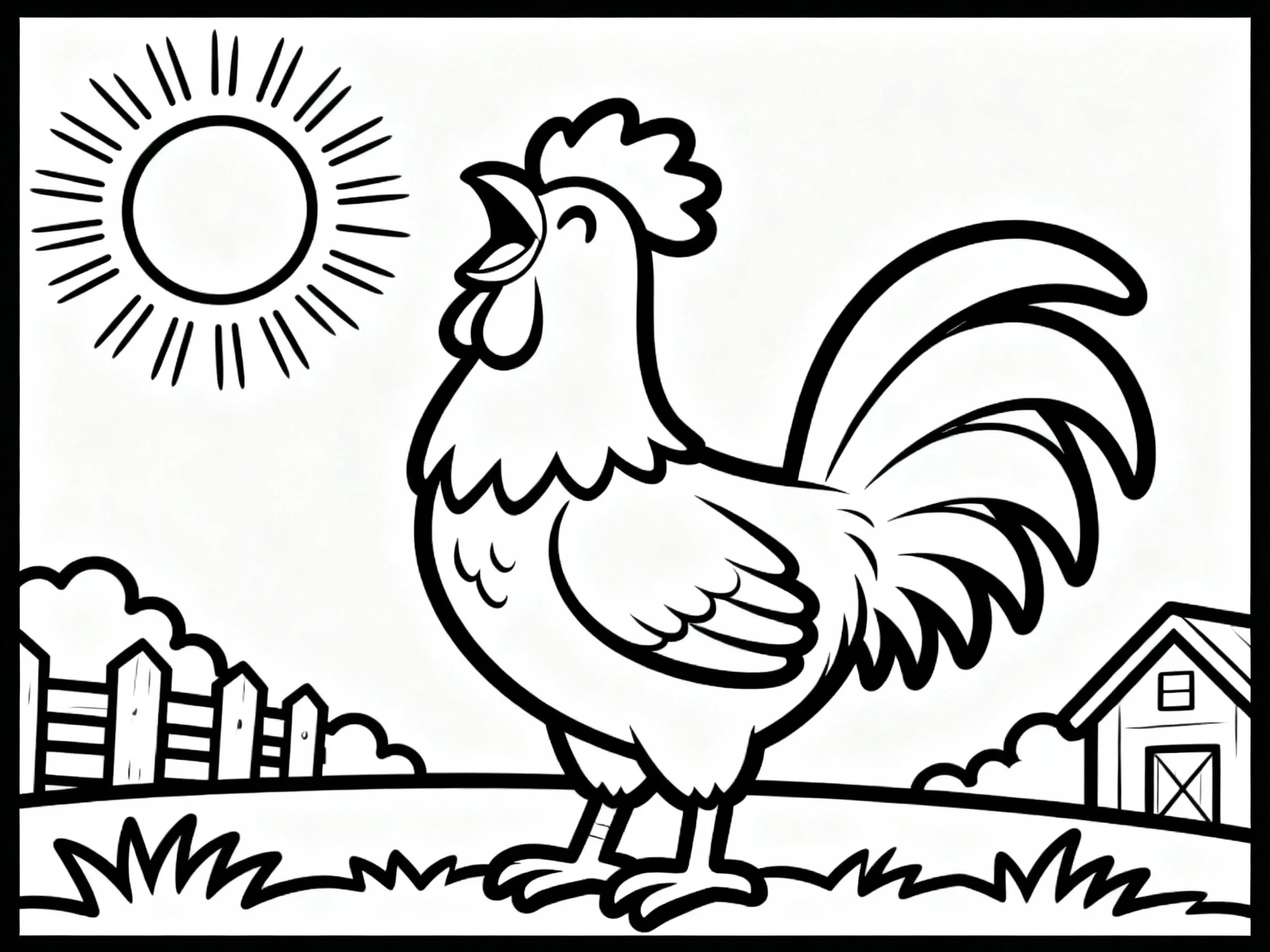 35 Fun and Easy Farm Animal Coloring Pages (Free Download) preview