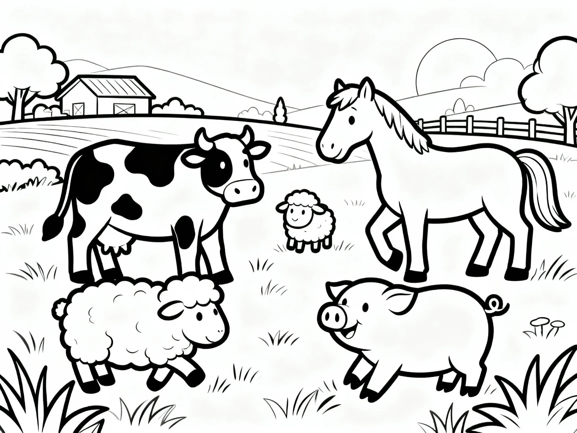 Animals Playing Together