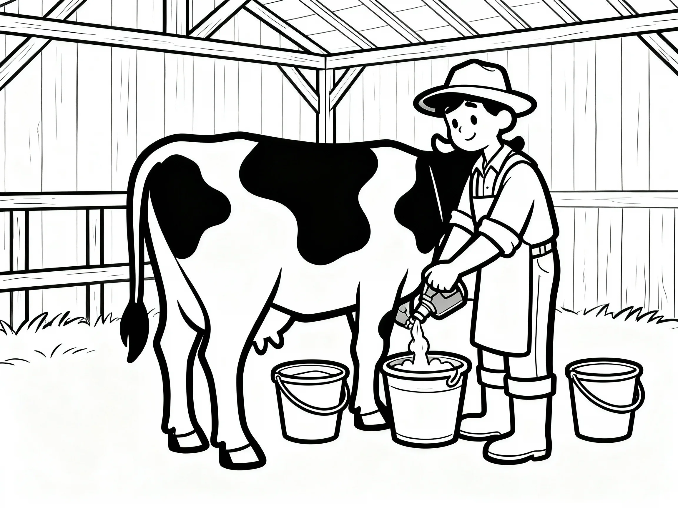 Milking Time with Cow