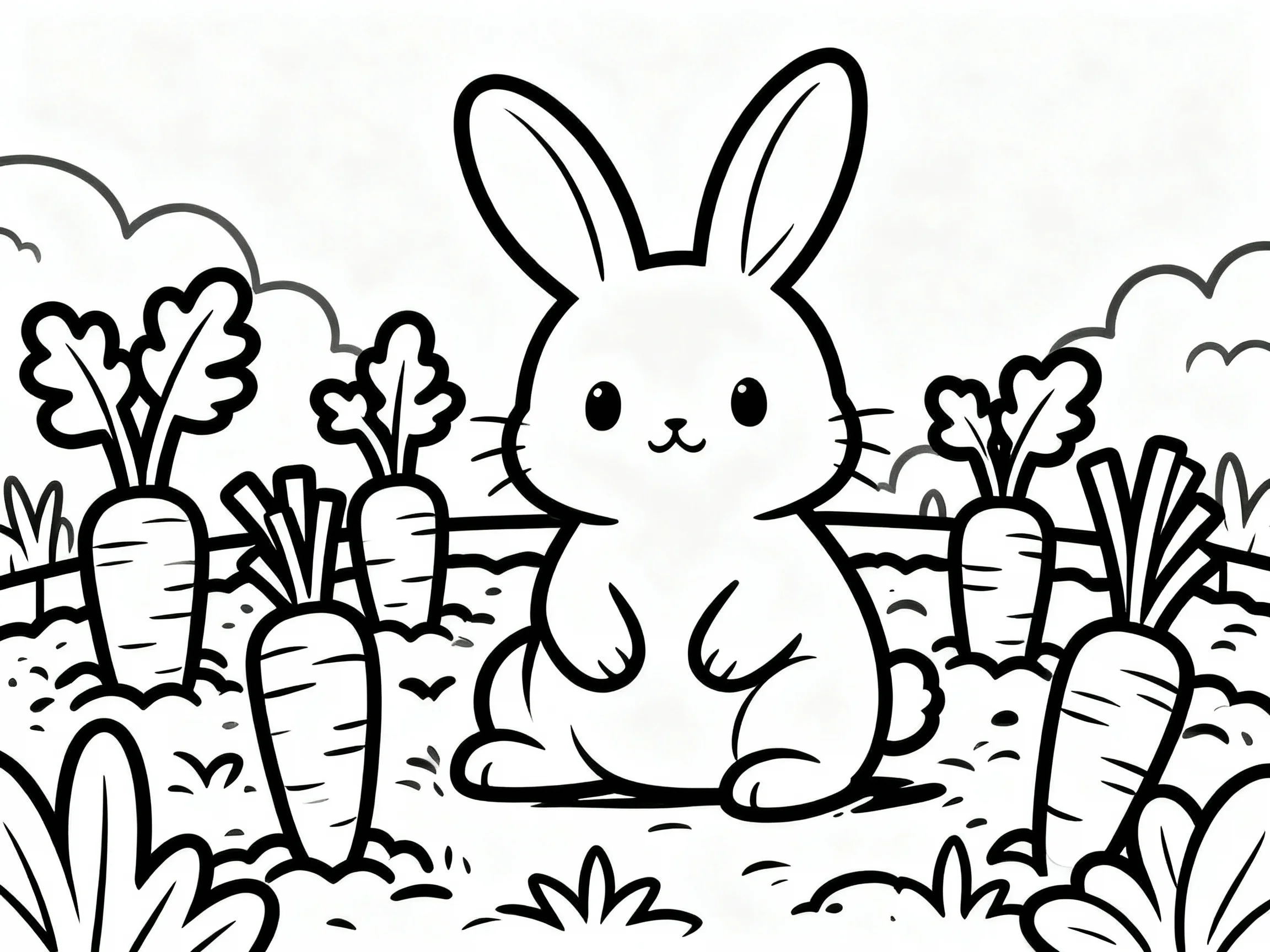 Rabbit in Garden