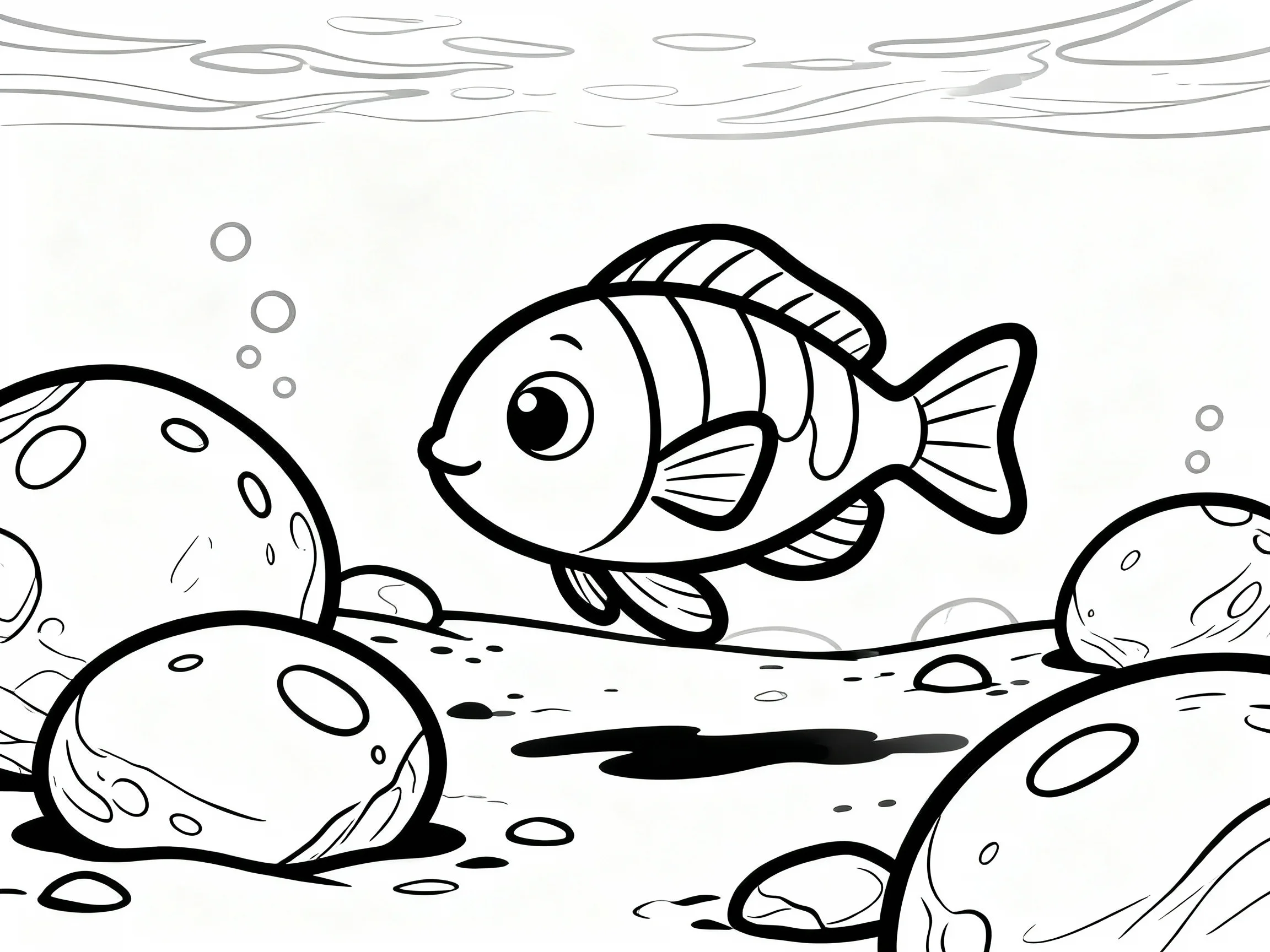Fish with Rocks