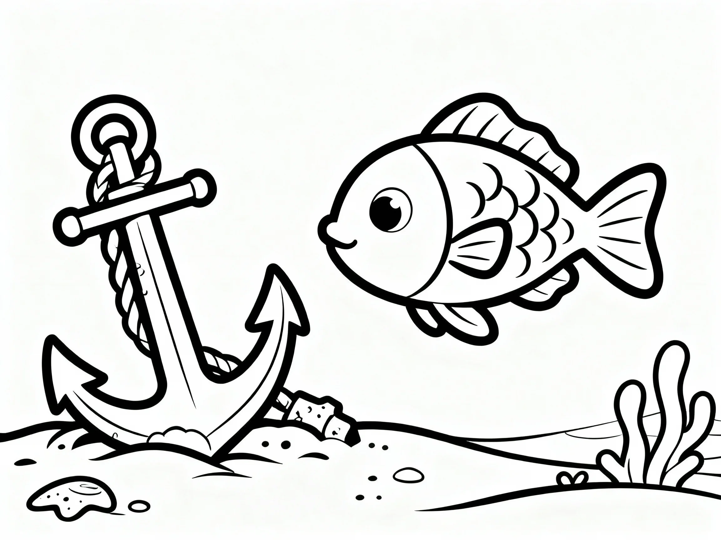 Fish with Anchor
