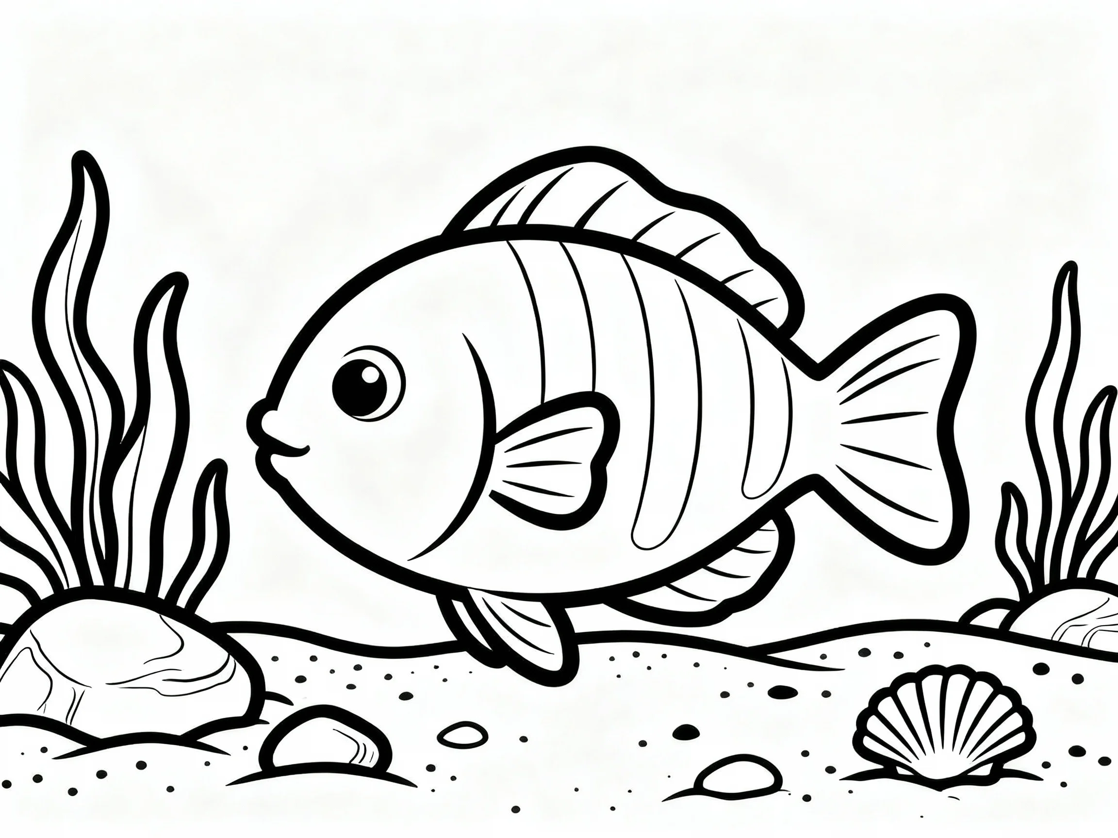 Fish Underwater Scene