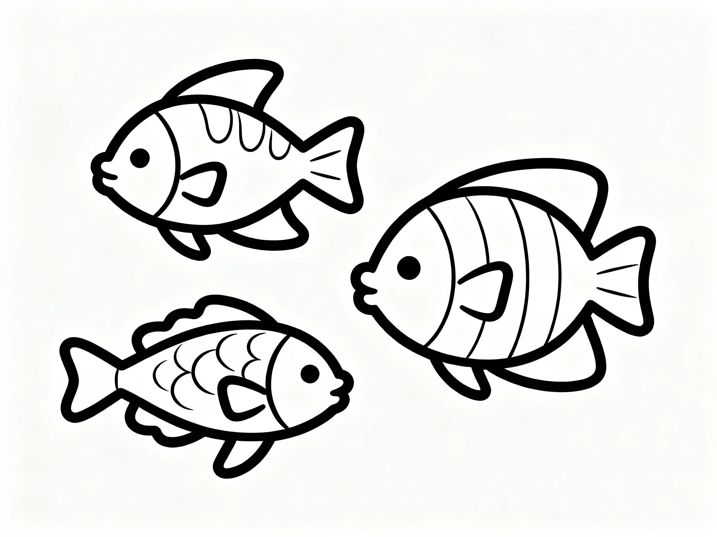 Colorful Fish Family