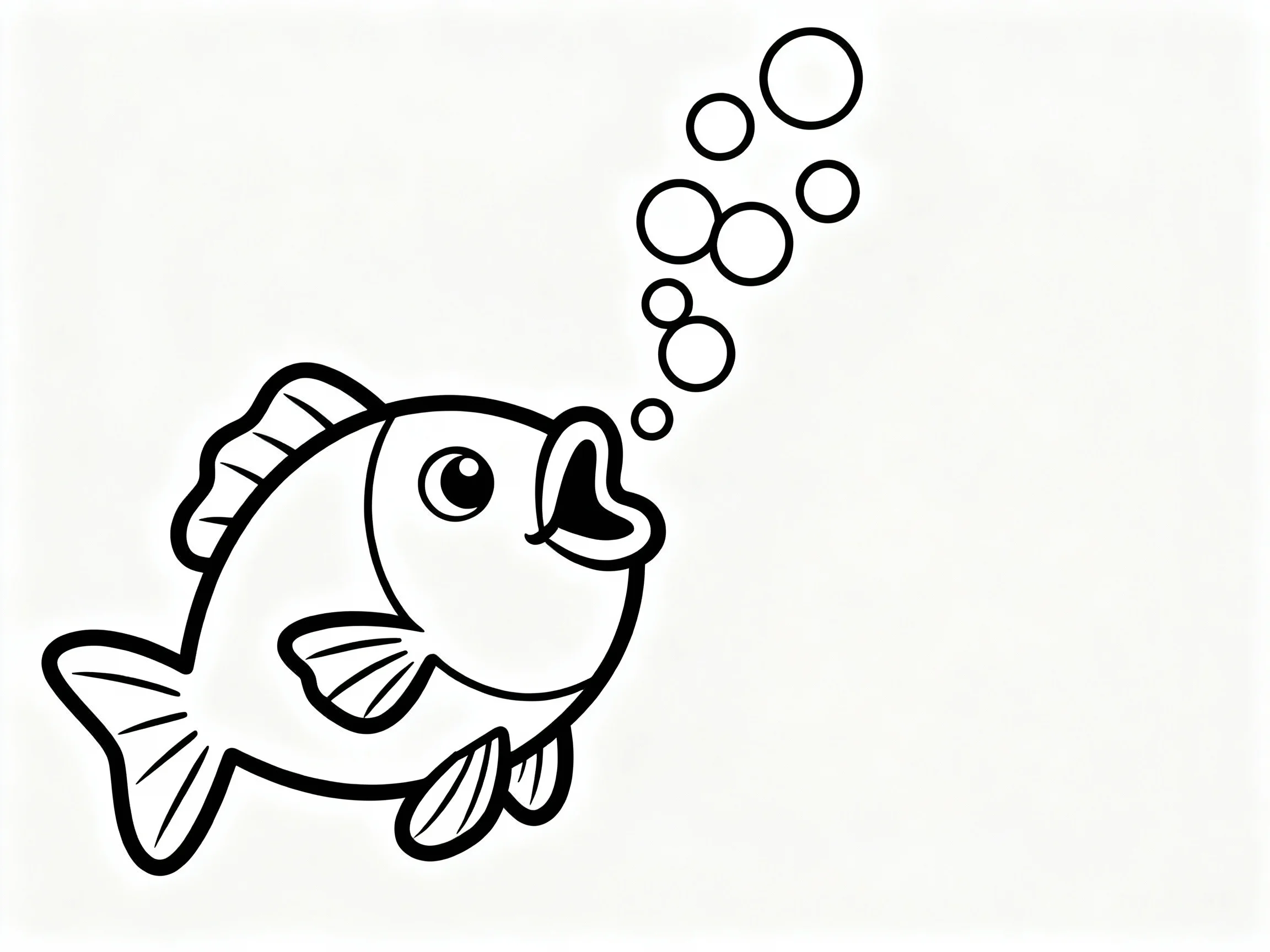 Fish Blowing Bubbles