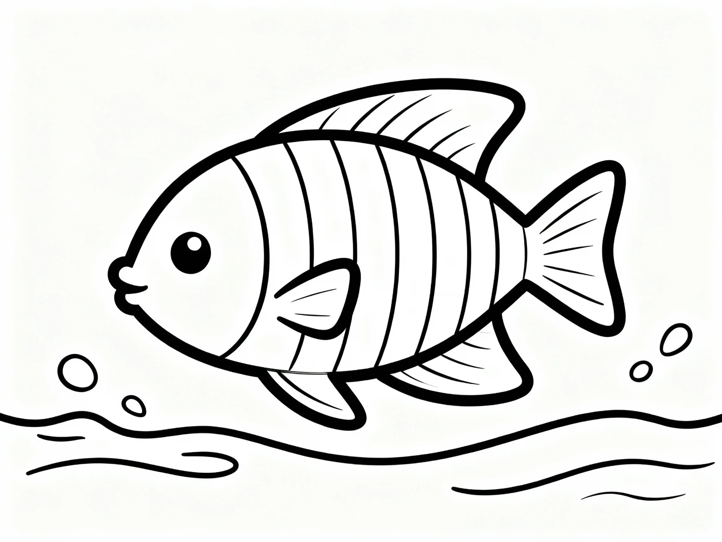 Rainbow Striped Fish