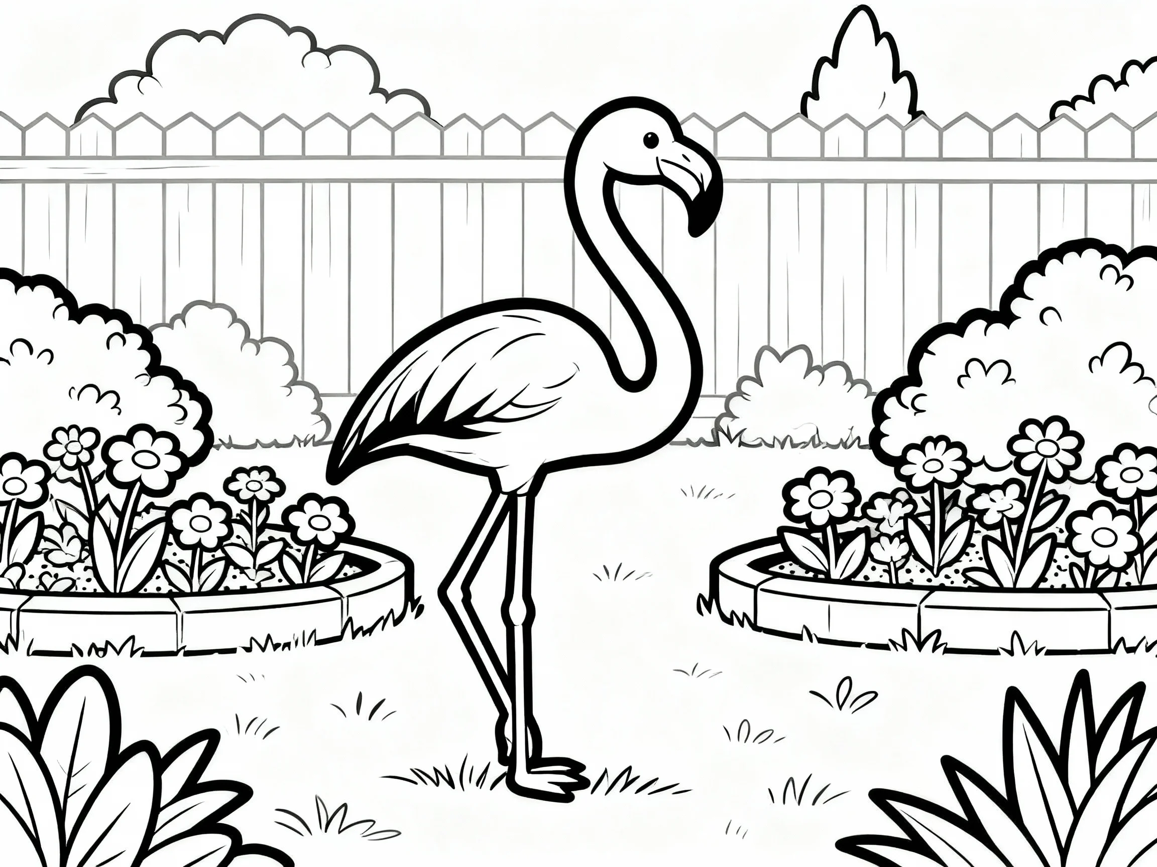 Flamingo Garden