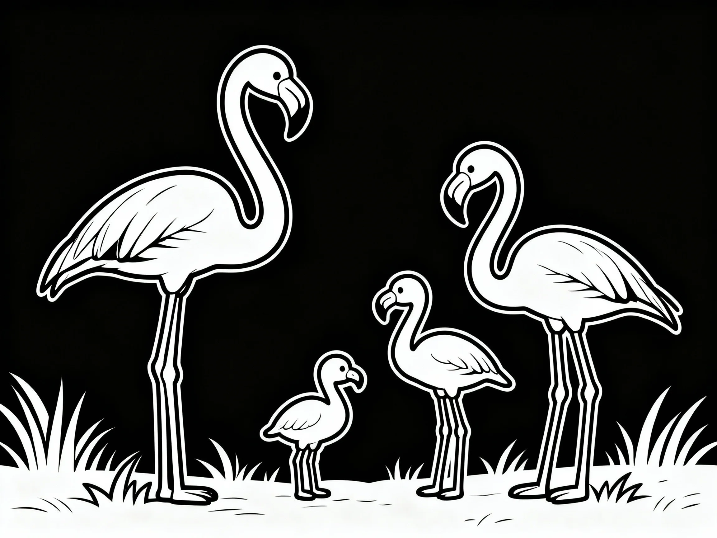 Flamingo Family