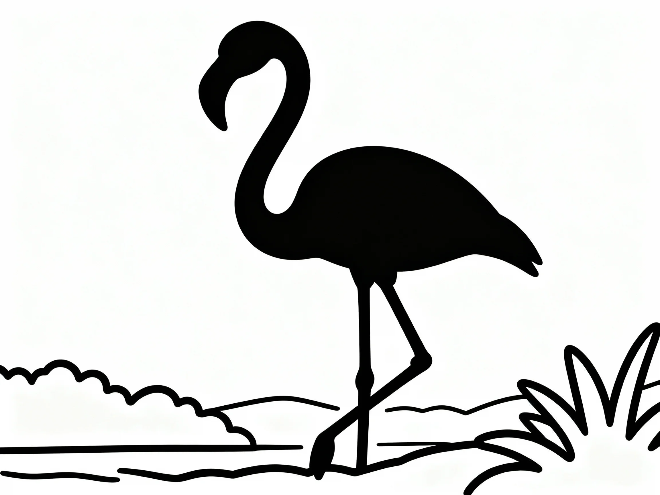 Flamingo Silhouette