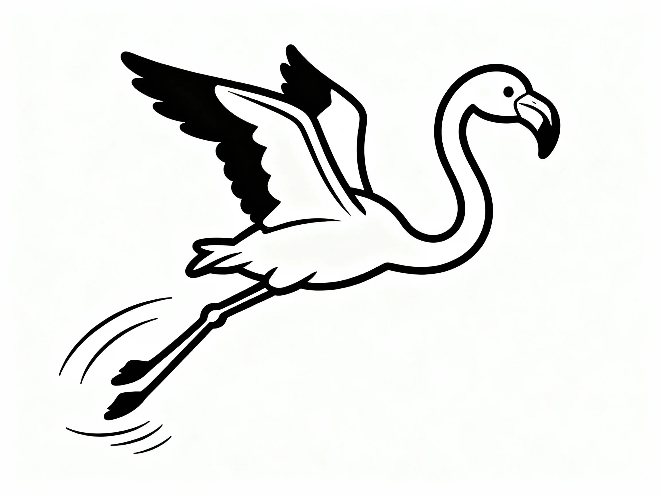 Flamingo Jumping