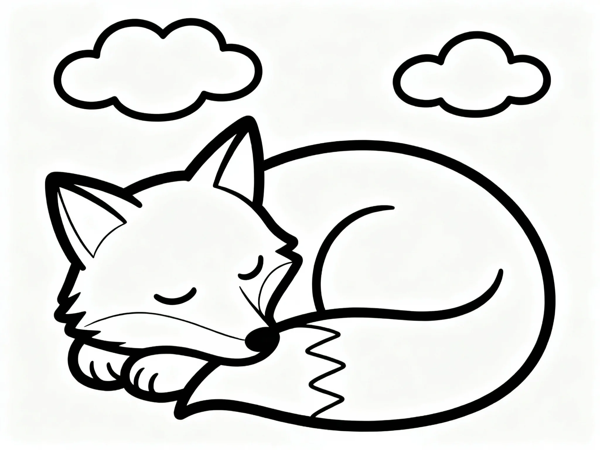 Fox Sleeping