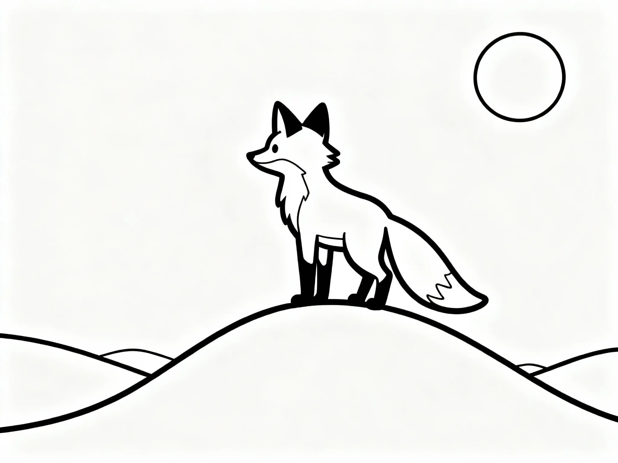 Fox on a Hill