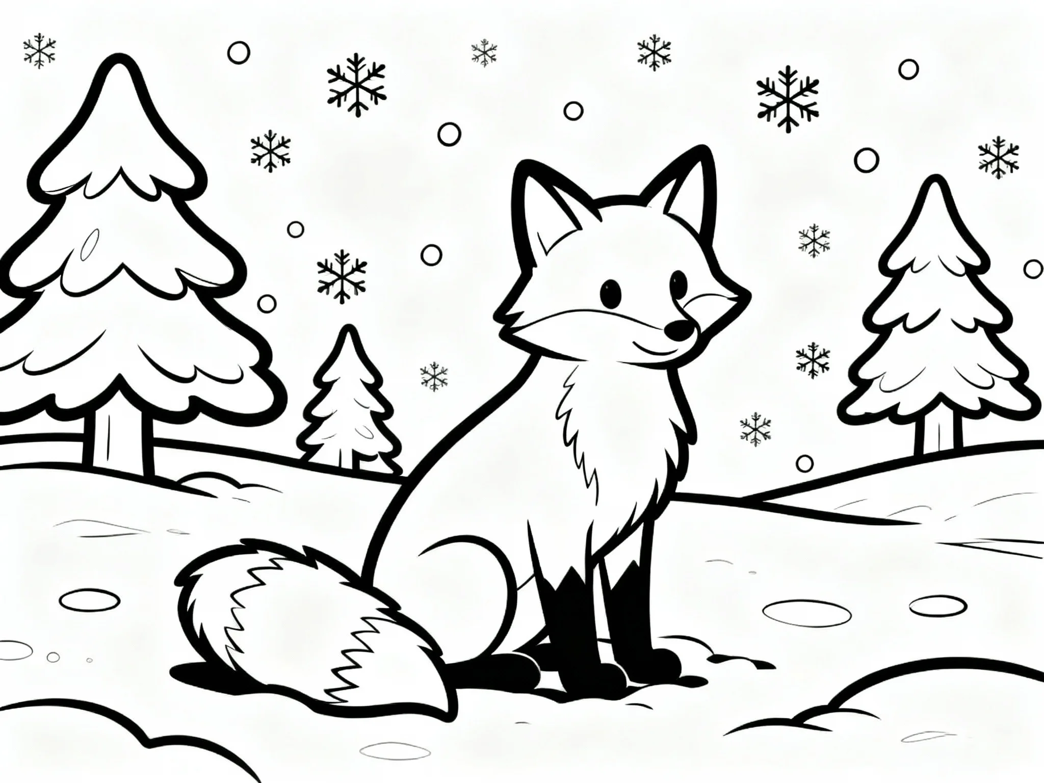 Fox in the Snow