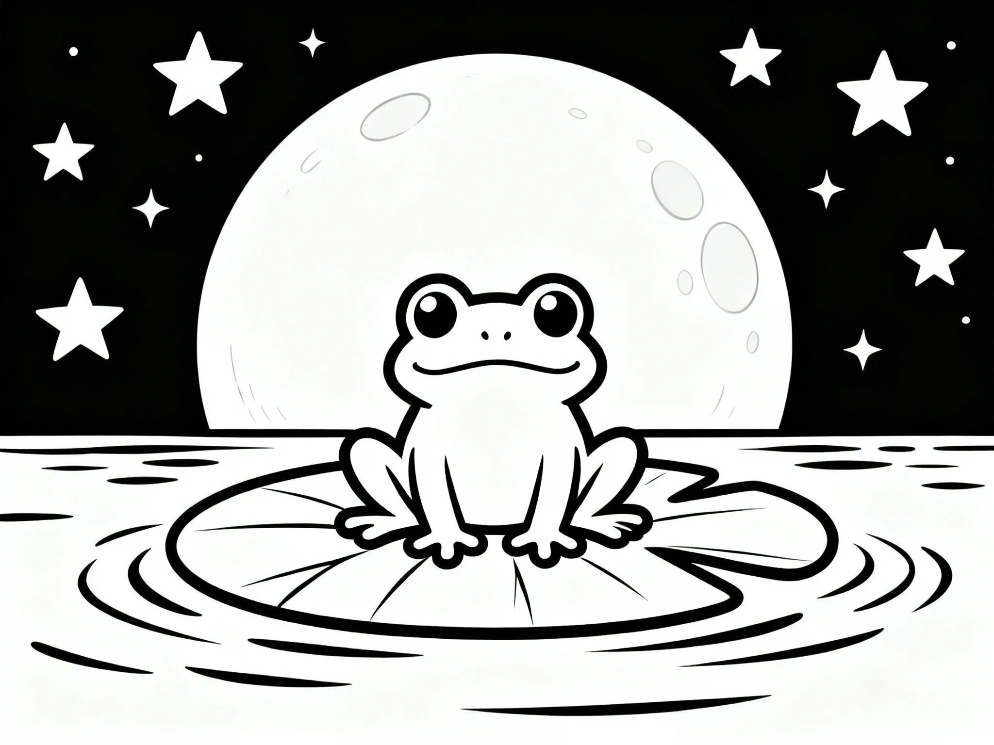 Frog in the Moonlight